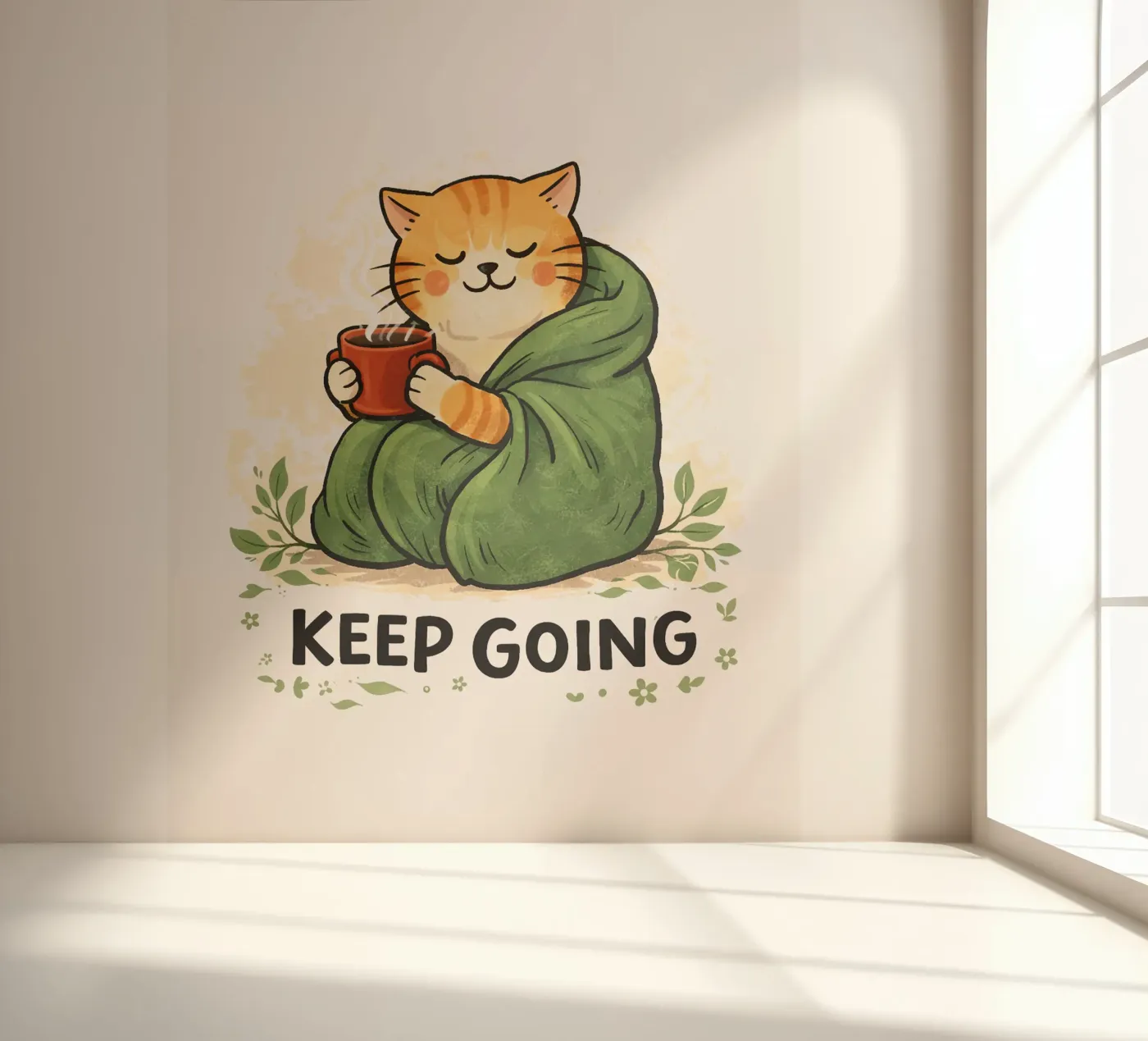 Keep Going fotobehang van Ninatokka