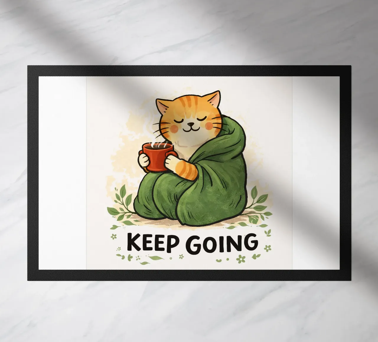 Keep Going Fußmatte von Ninatokka