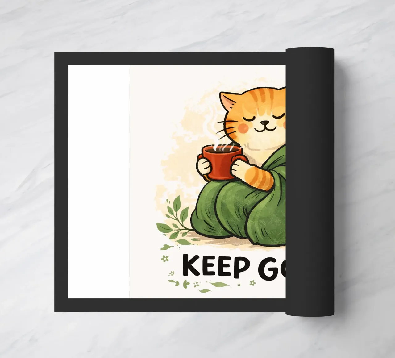 Keep Going Fußmatte von Ninatokka