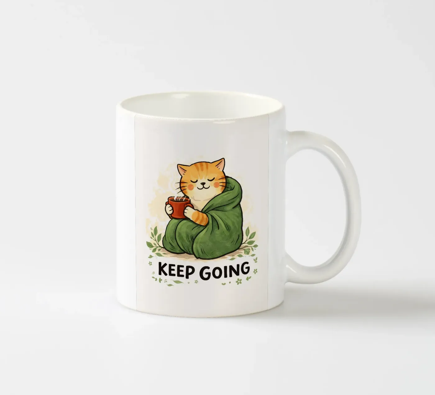 Keep Going ceramic mug by Ninatokka