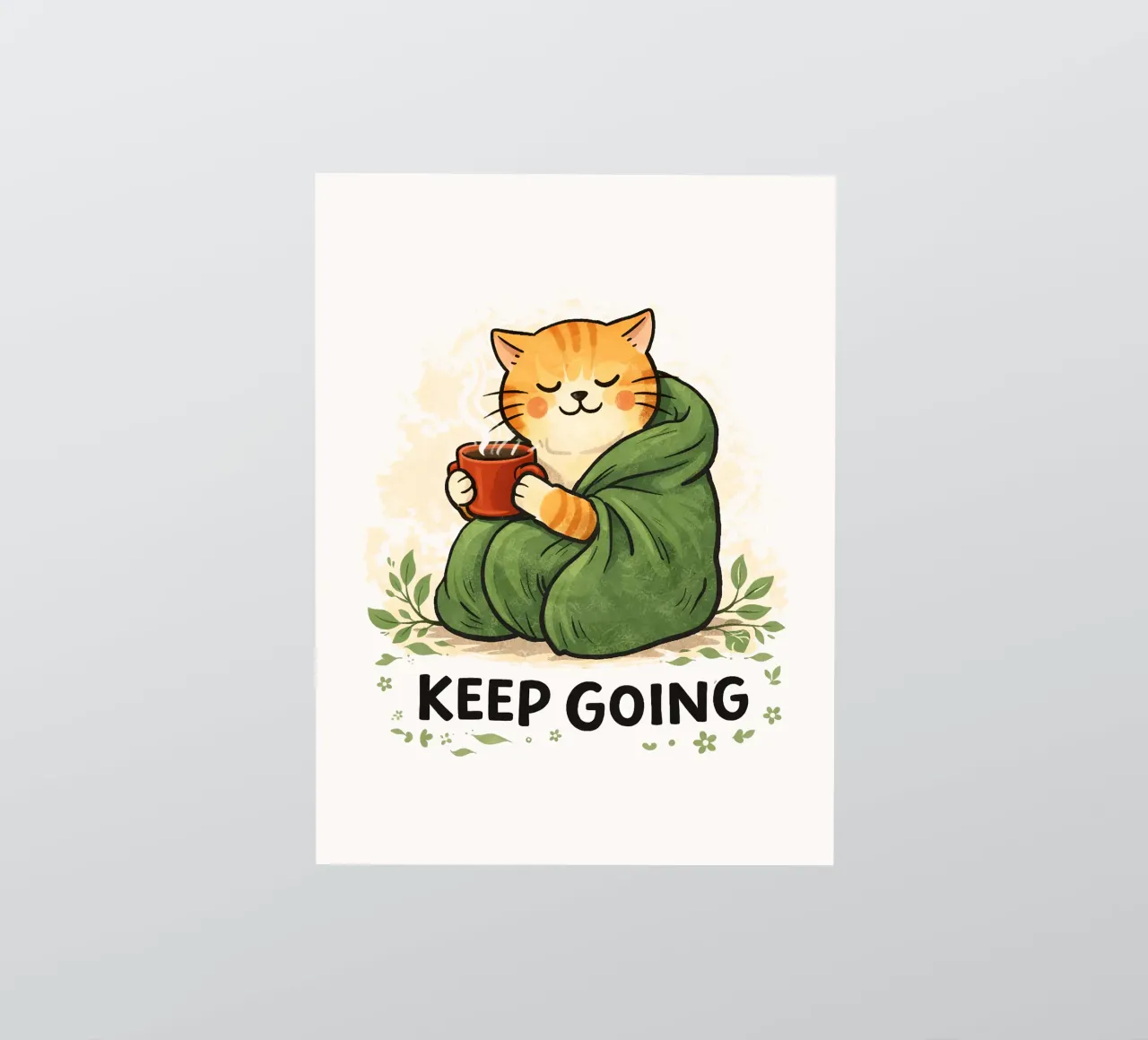 Keep Going sticker by Ninatokka