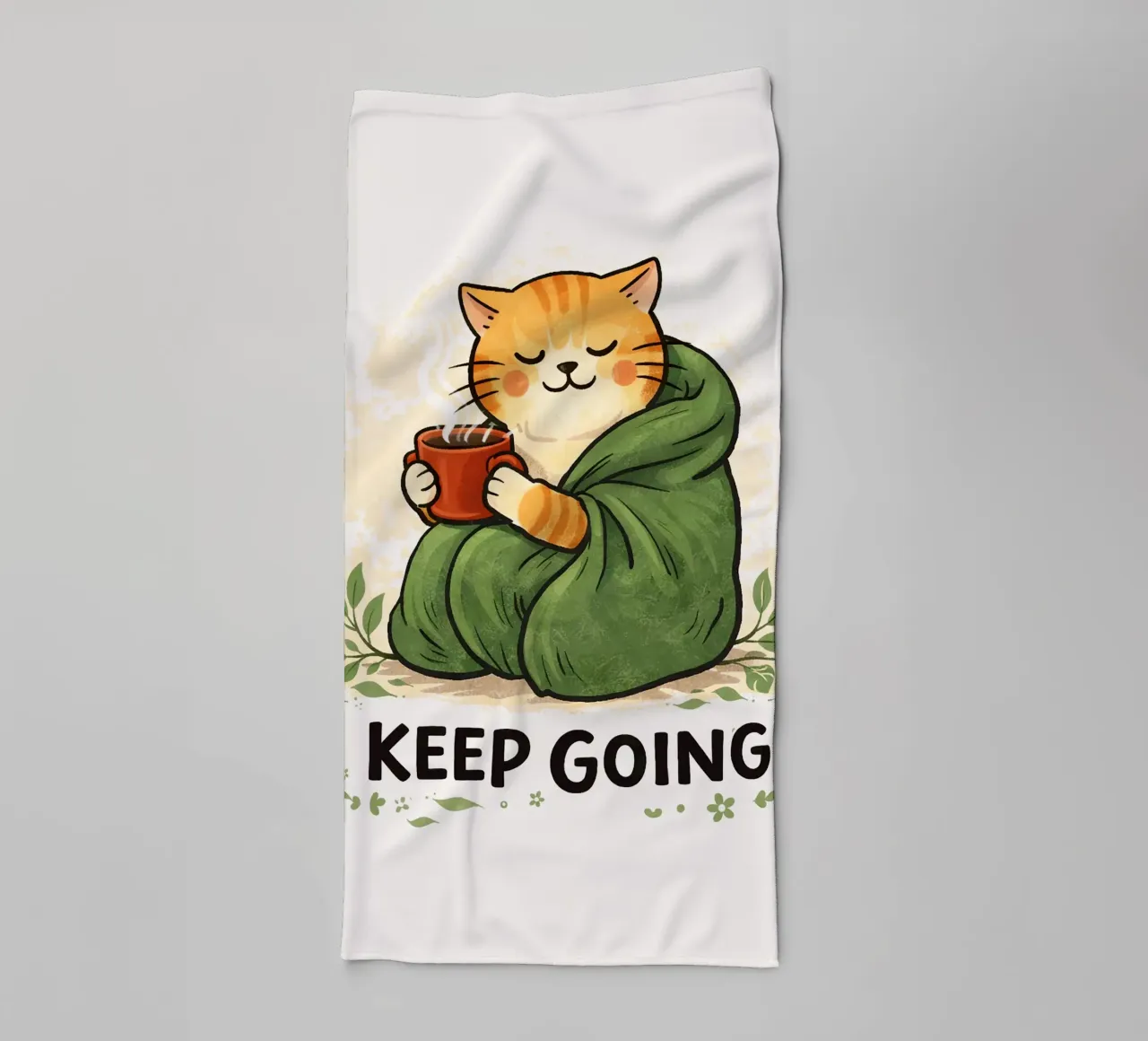 Keep Going badhanddoek van Ninatokka