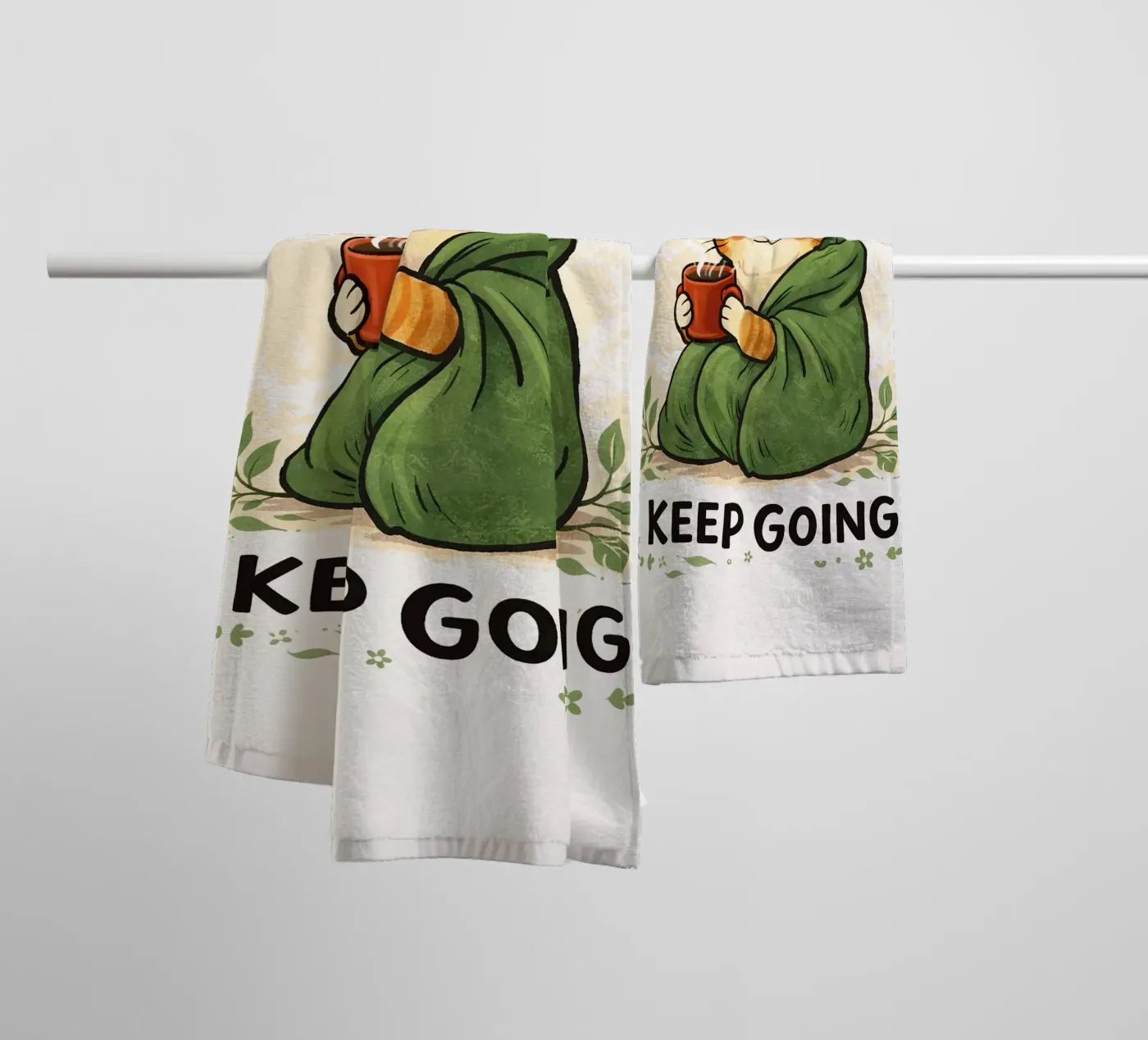 Keep Going serviette de bain de Ninatokka