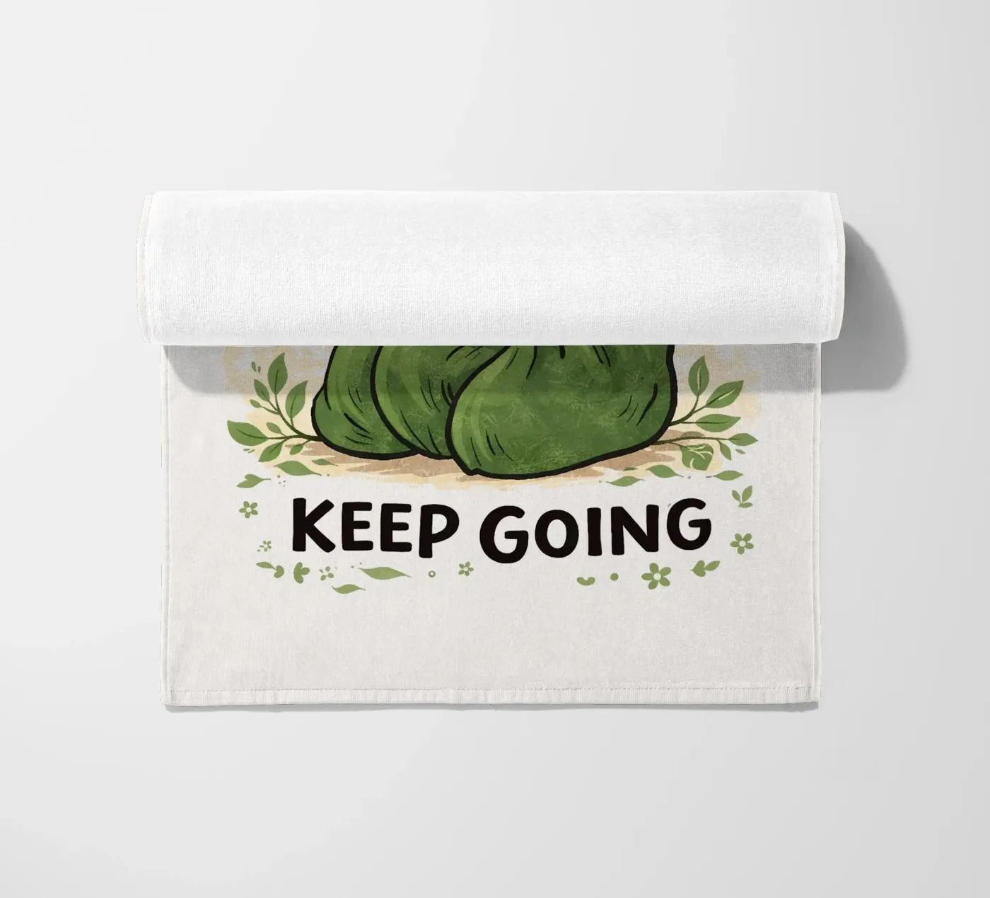 Keep Going beach towel by Ninatokka