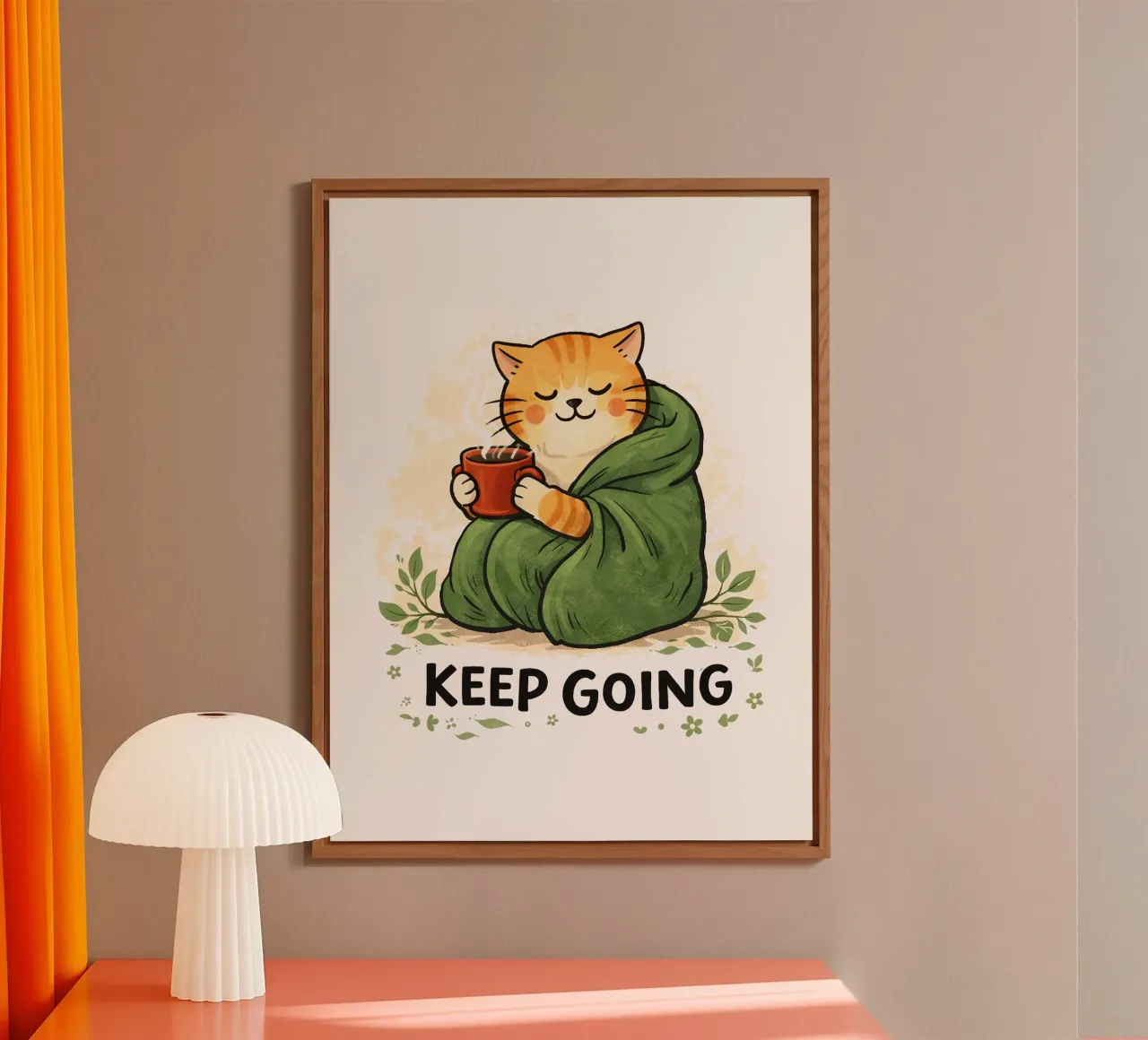 Keep Going alluminio dibond da Ninatokka