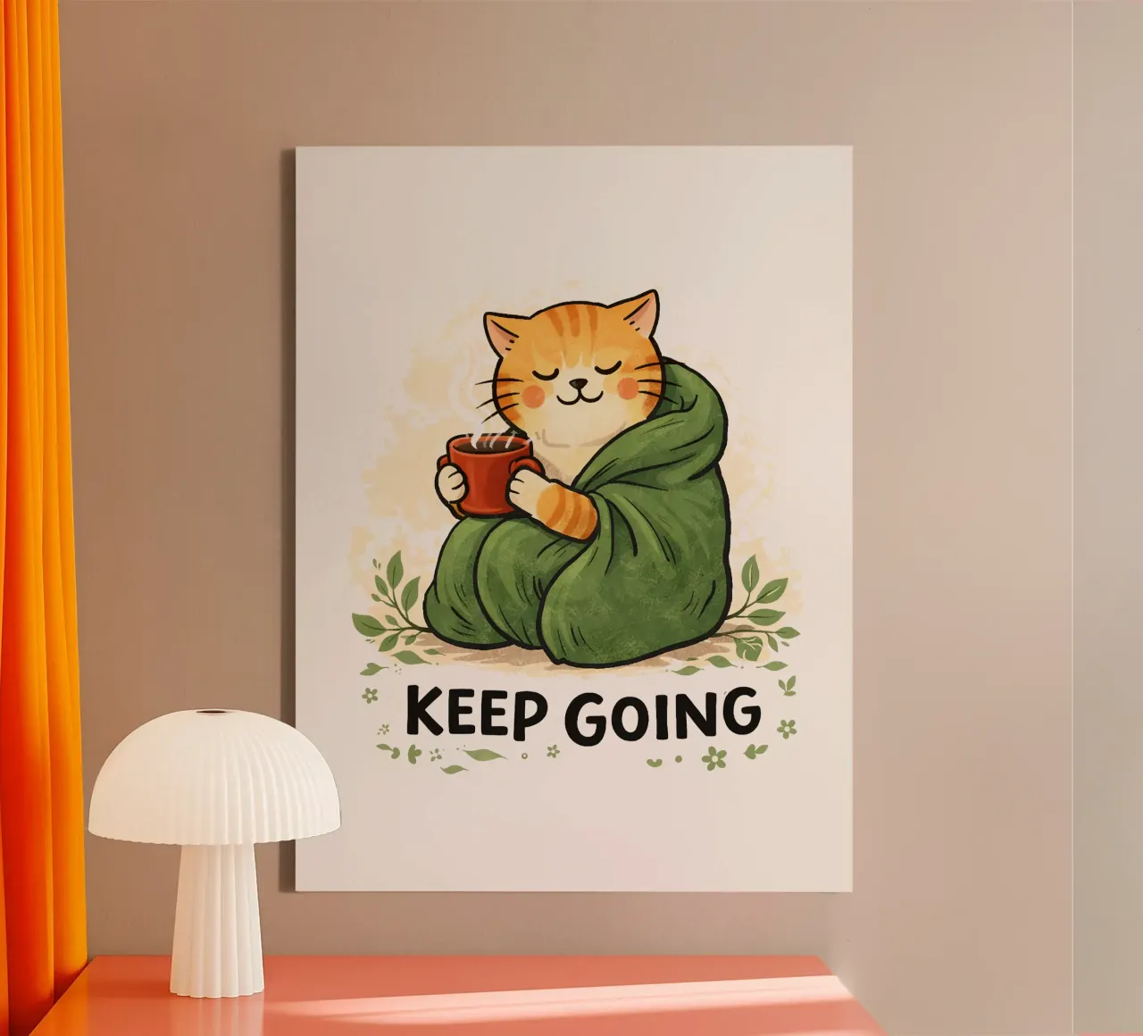 Keep Going canvas van Ninatokka