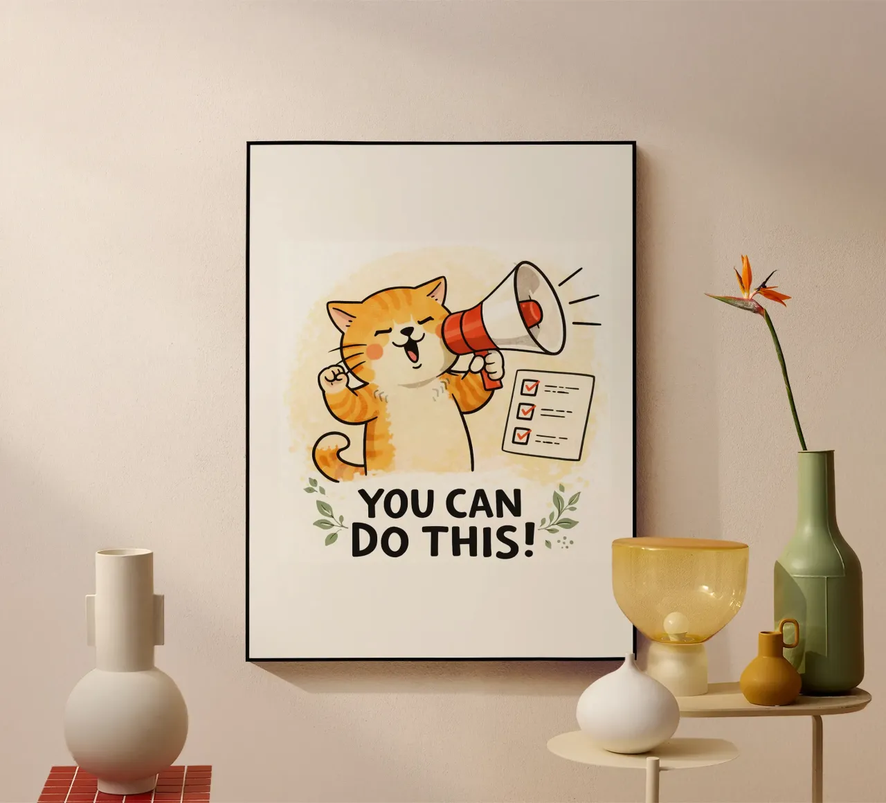 You Can Do This plexiglass da Ninatokka