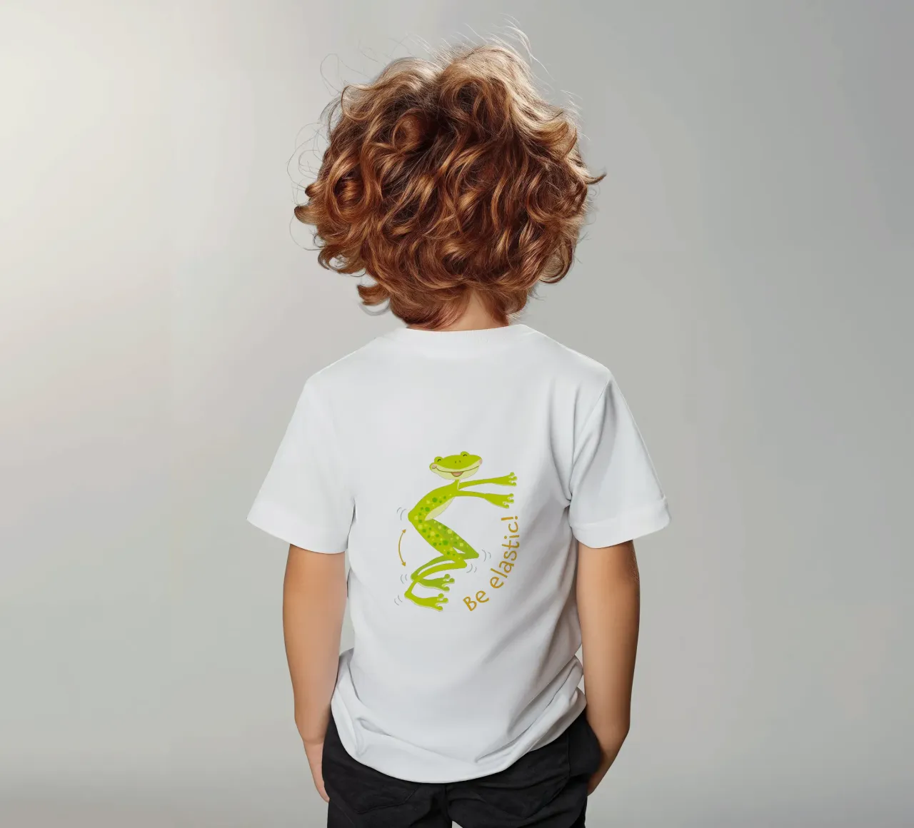 Be Elastic! Kinder T-Shirt von Andrea Dölling