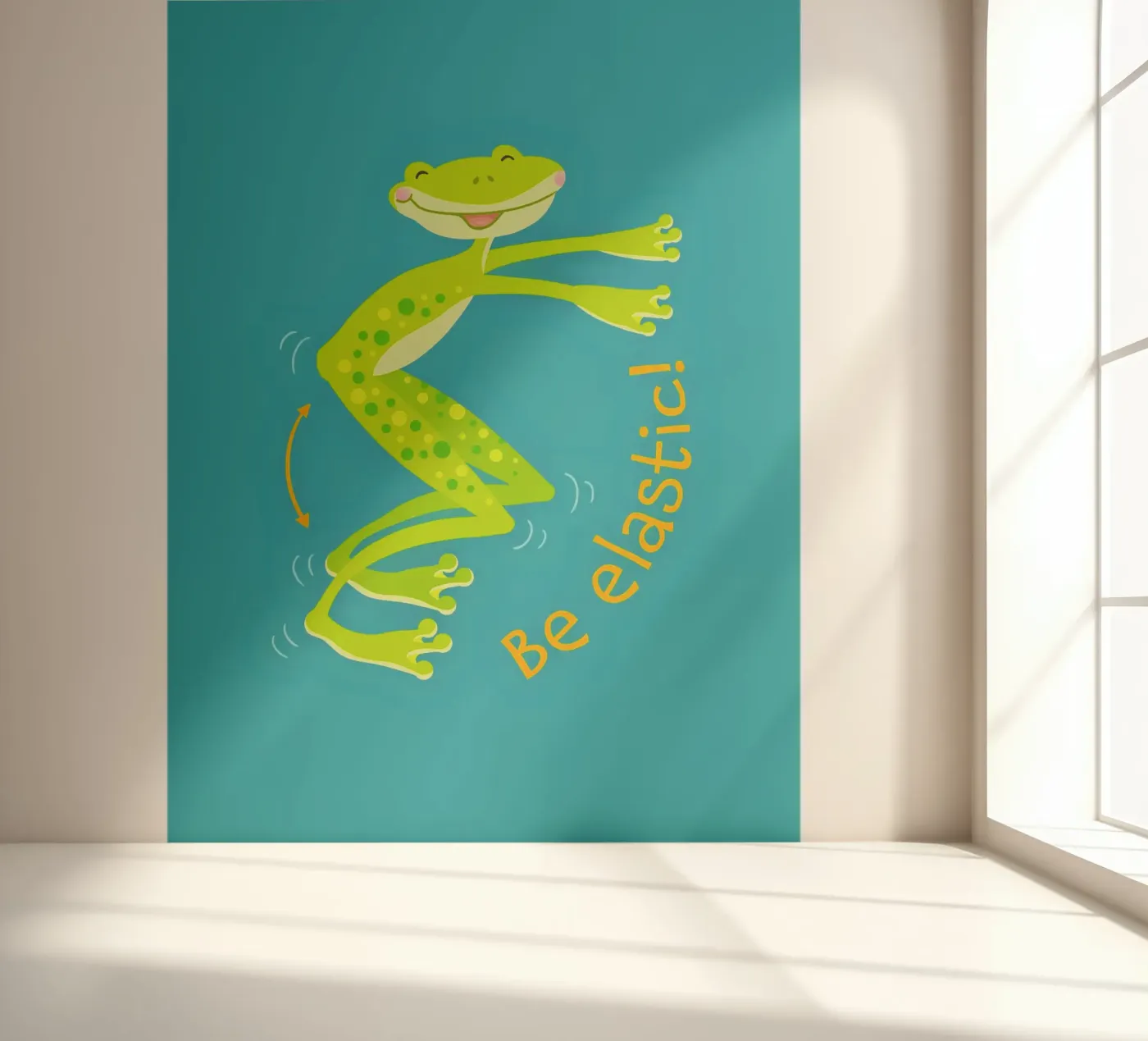 Sei elastisch! Fototapete von Andrea Dölling