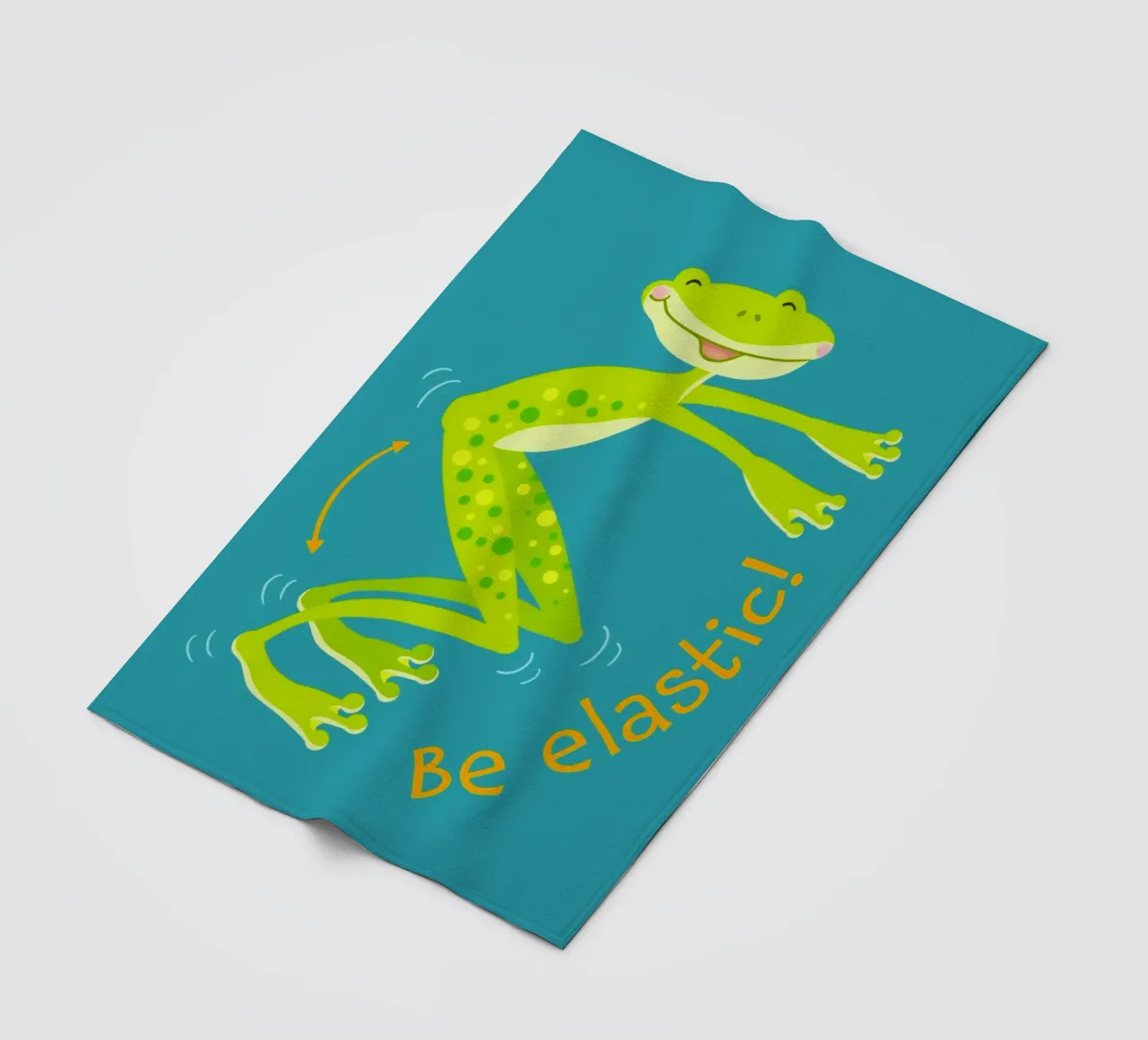 Sei elastisch! Fleecedecke von Andrea Dölling