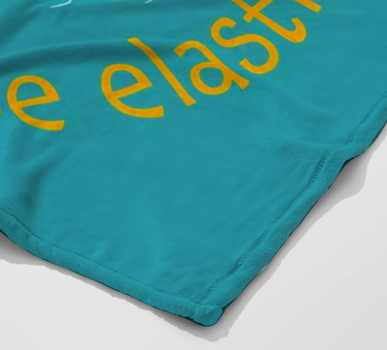 Sei elastisch! Fleecedecke von Andrea Dölling