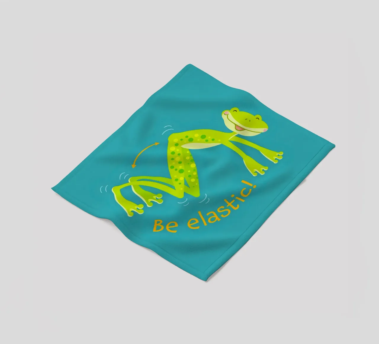 Sei elastisch! Fleecedecke von Andrea Dölling