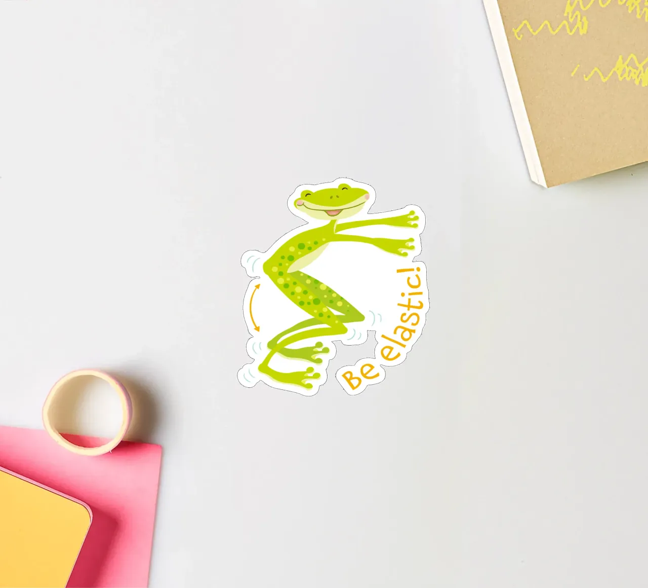 Be Elastic! Sticker von Andrea Dölling