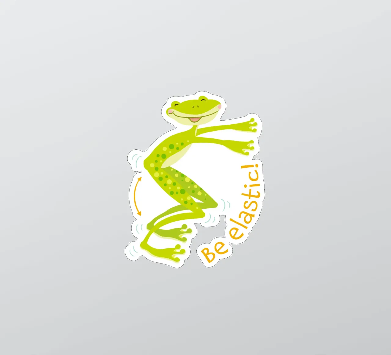 Be Elastic! Sticker von Andrea Dölling