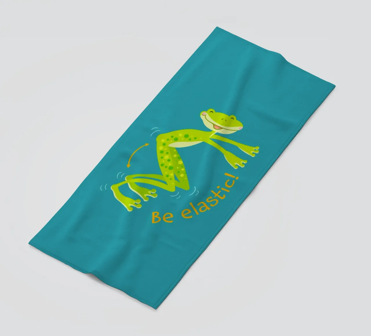 Sei elastisch! Strandtuch von Andrea Dölling