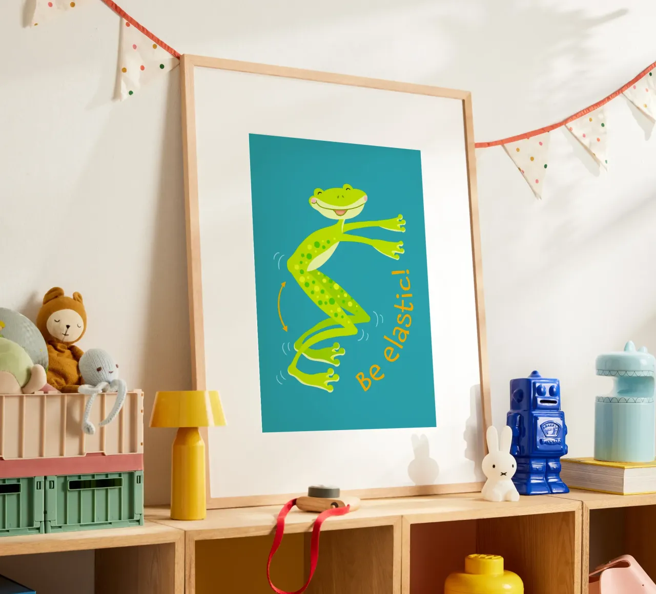 Be Elastic! Poster von Andrea Dölling