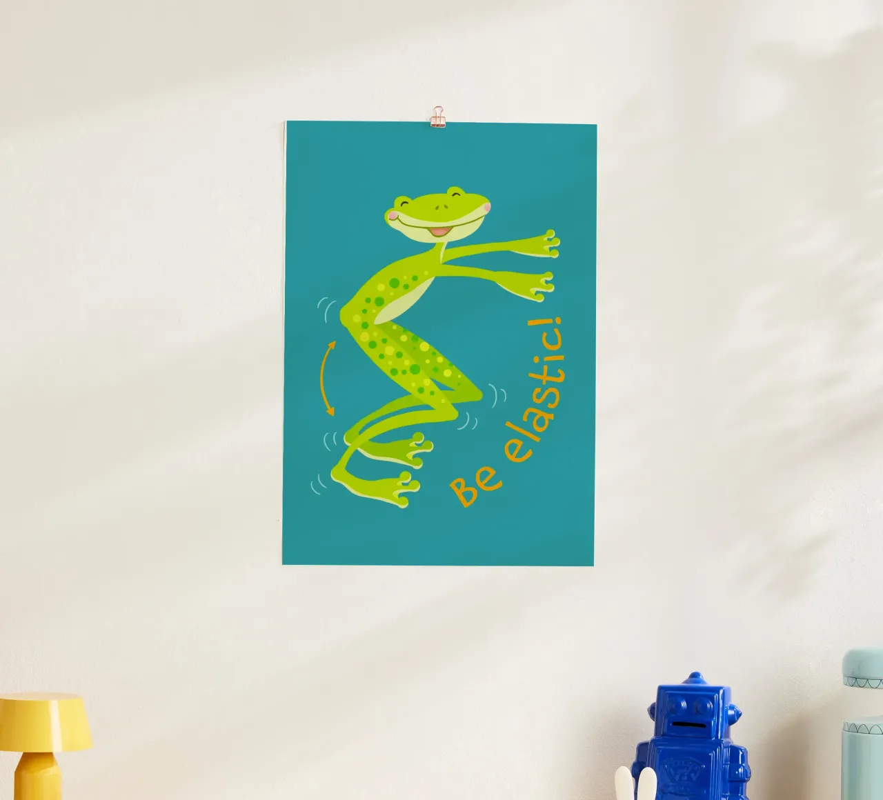 Be Elastic! Poster von Andrea Dölling