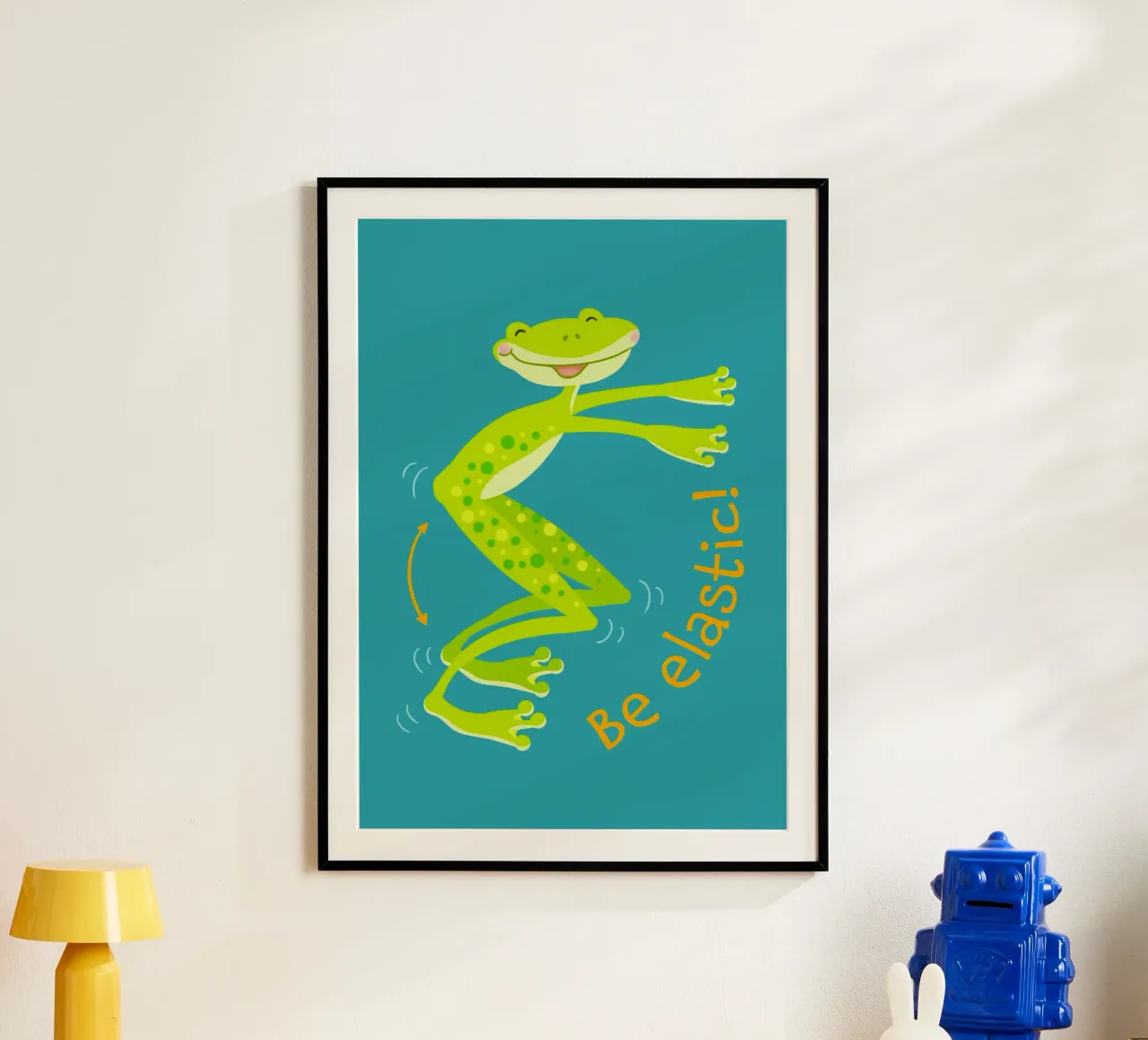 Be Elastic! Poster von Andrea Dölling