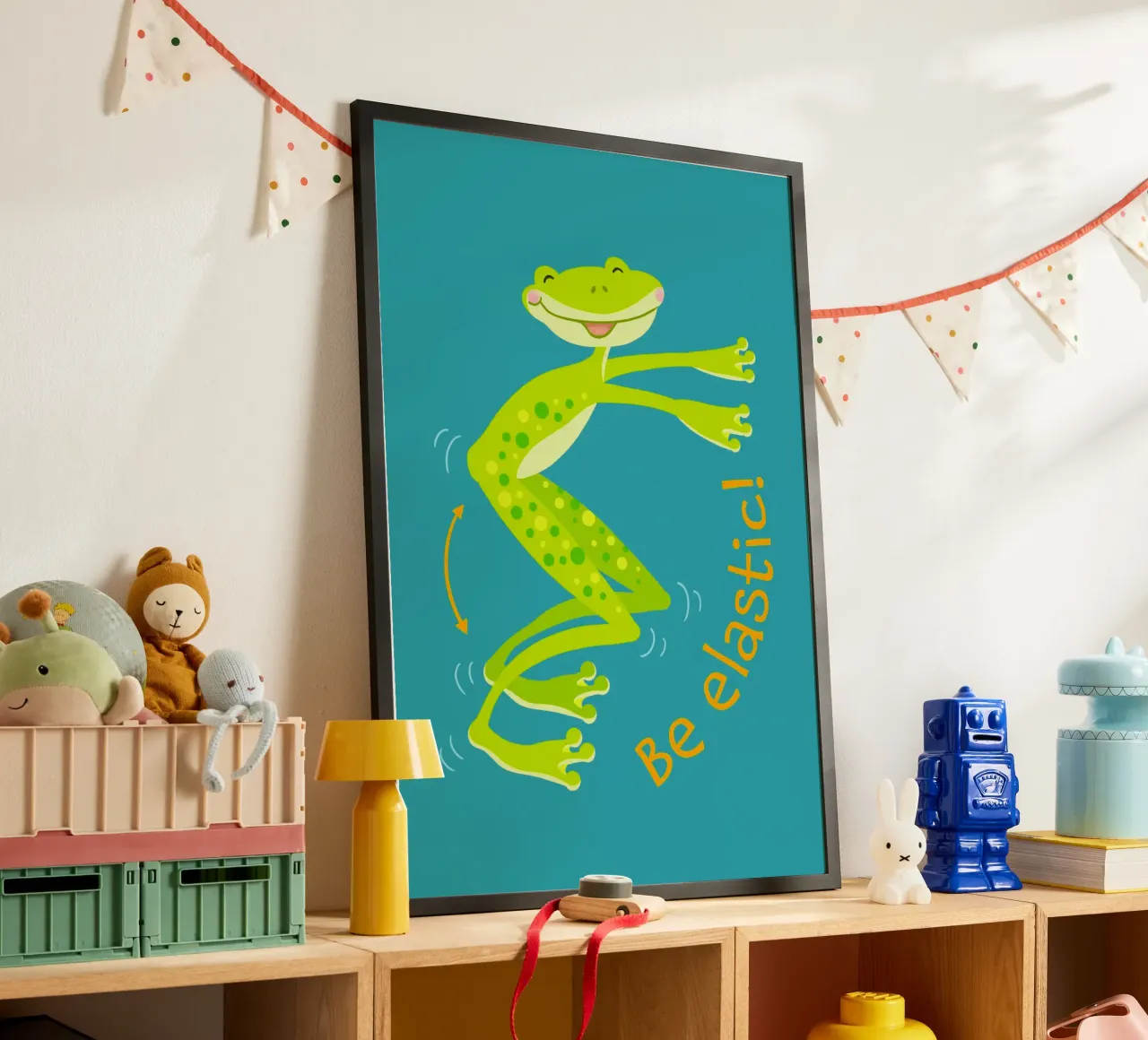 Be Elastic! Poster von Andrea Dölling