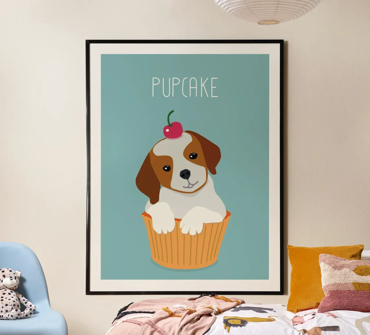 Pupcake poster da Constanze Art Direction