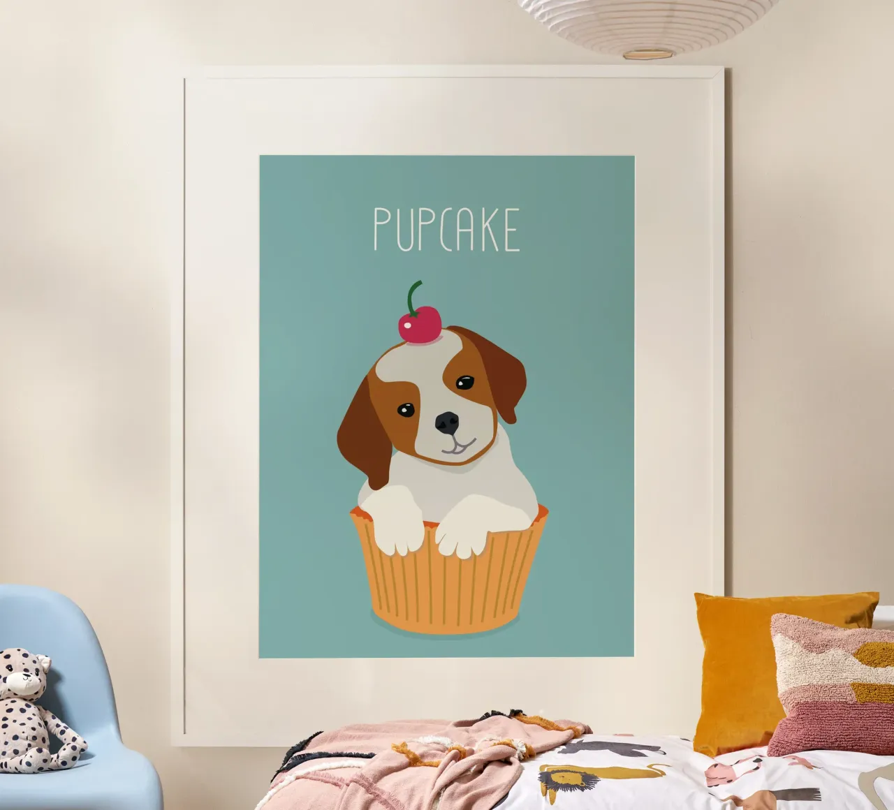 Pupcake poster da Constanze Art Direction