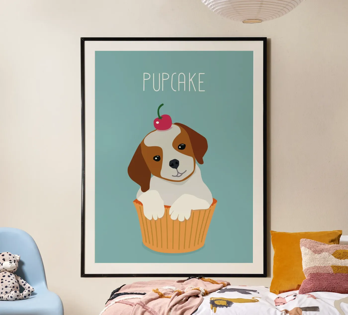 Pupcake poster da Constanze Art Direction