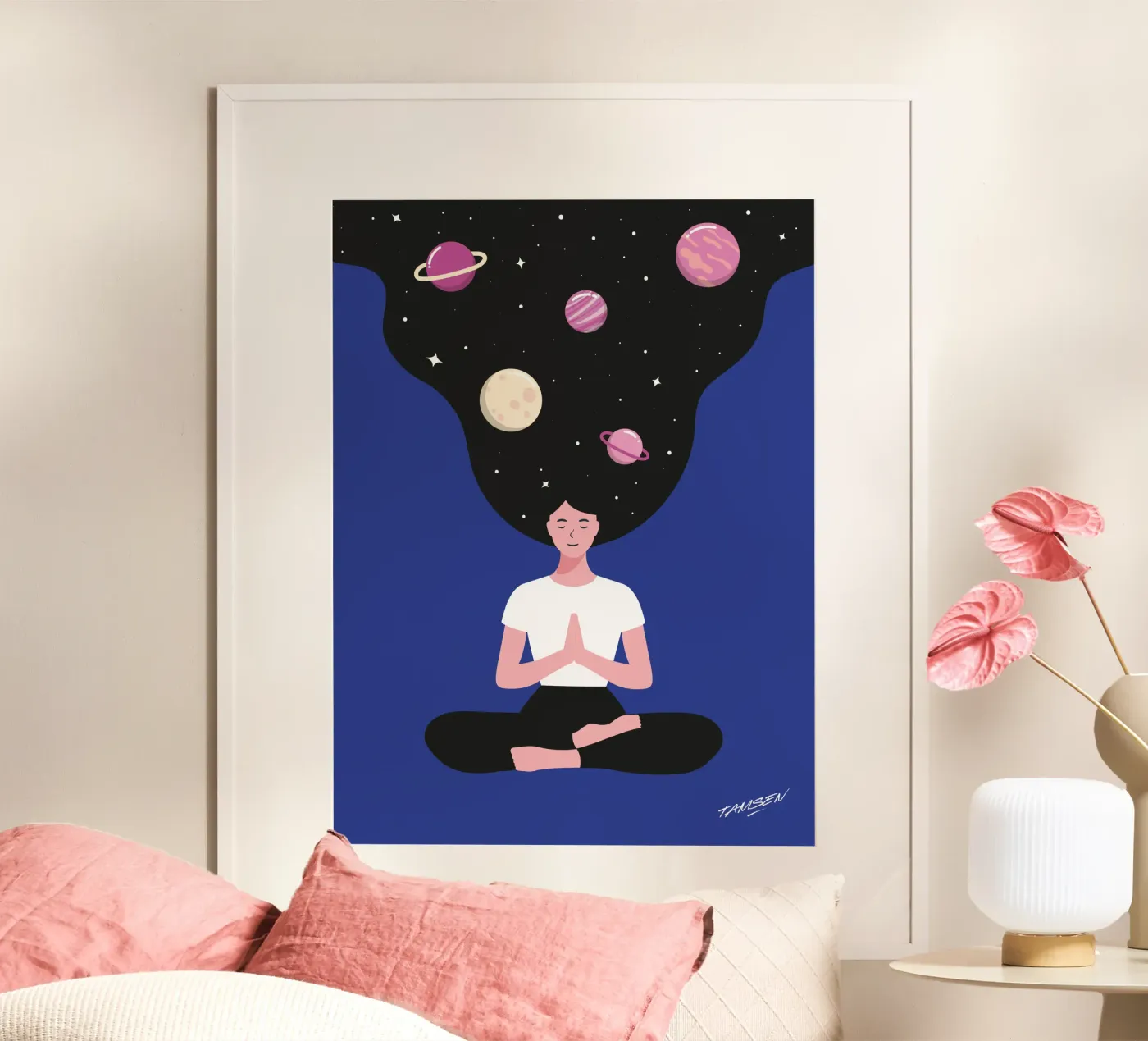 Breathe poster by Tamsen Design