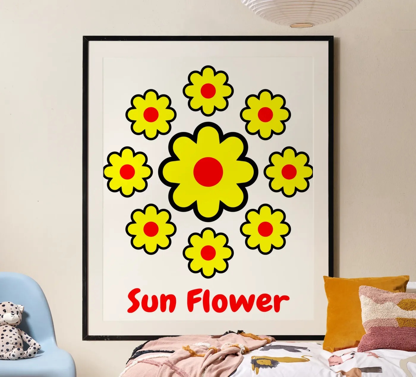 Sun Flower poster da Unique Urban Life