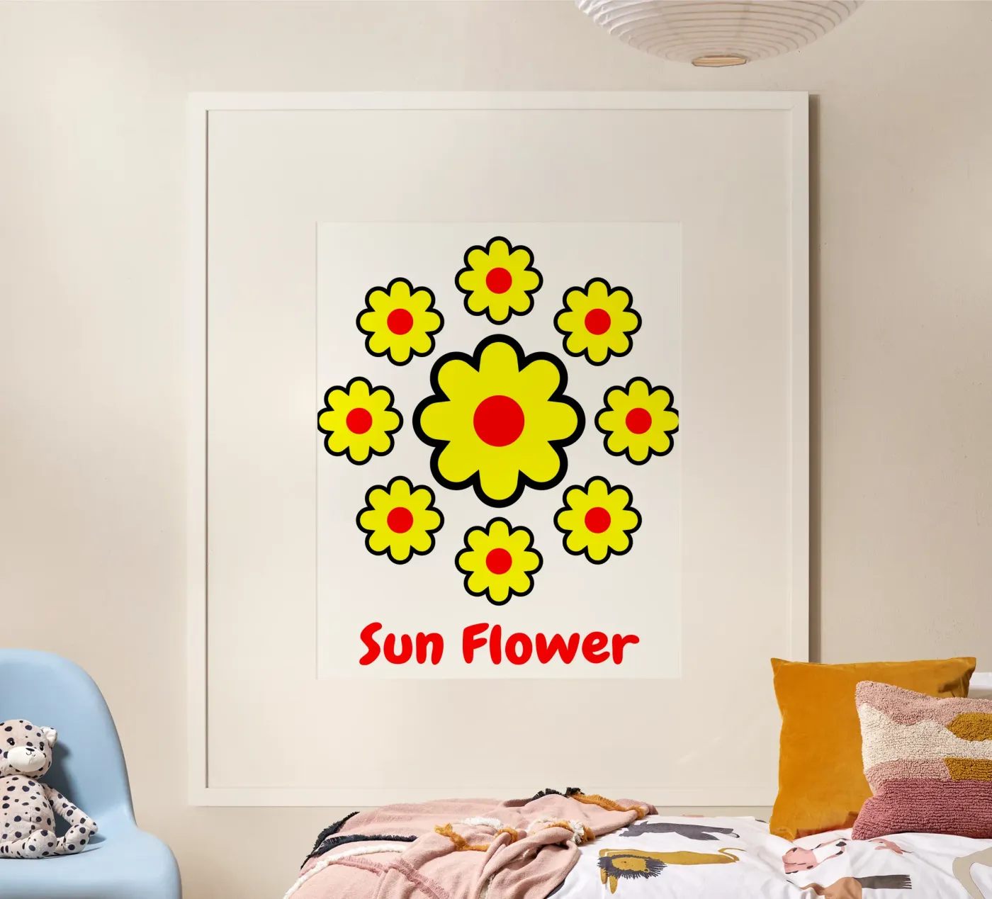 Sun Flower poster da Unique Urban Life