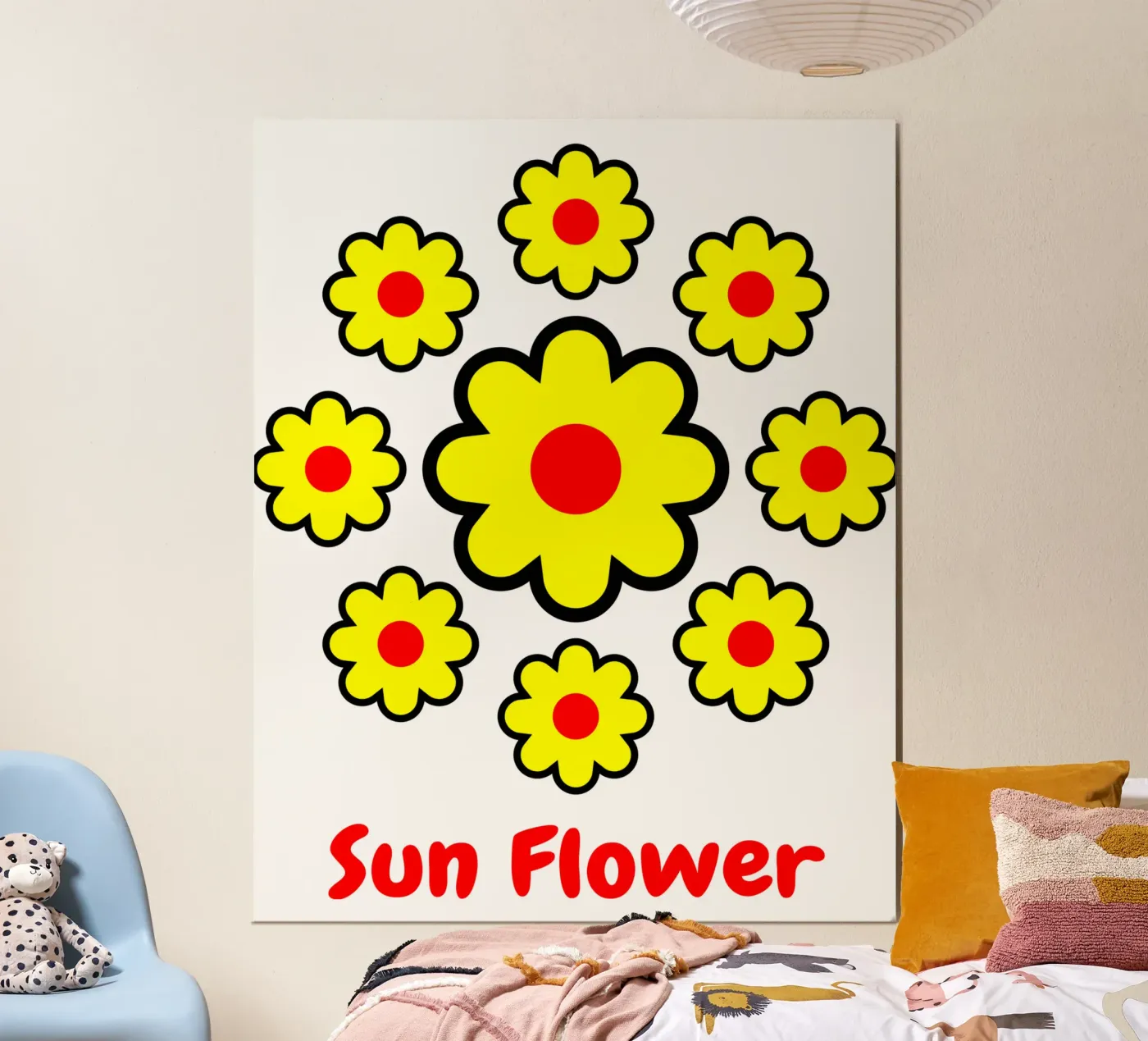 Sun Flower poster da Unique Urban Life