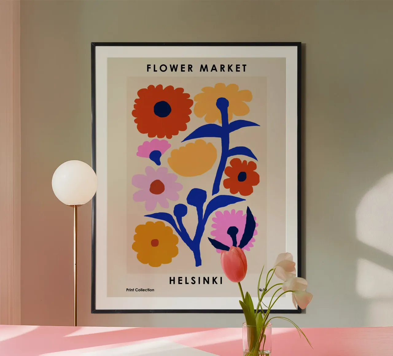 Mercato dei fiori. Helsinki carta hahnemühle da NKTN Design