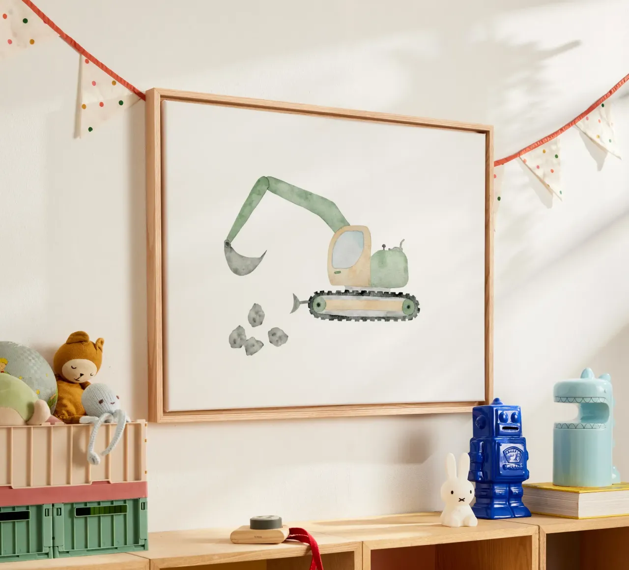 Bagger tela da herzundpapier