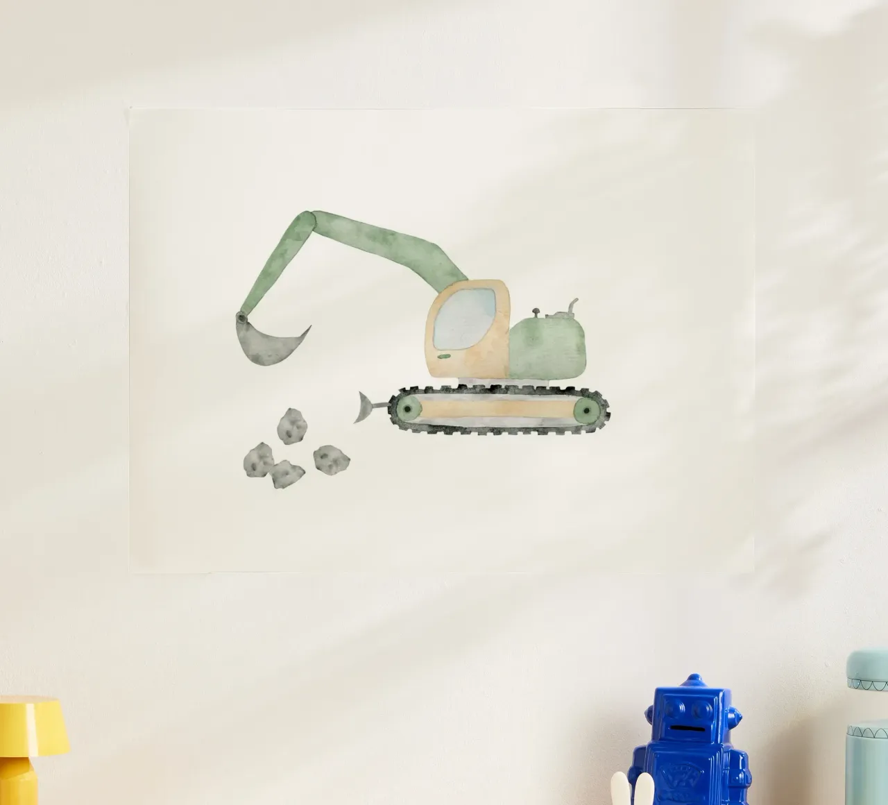 Bagger poster van herzundpapier