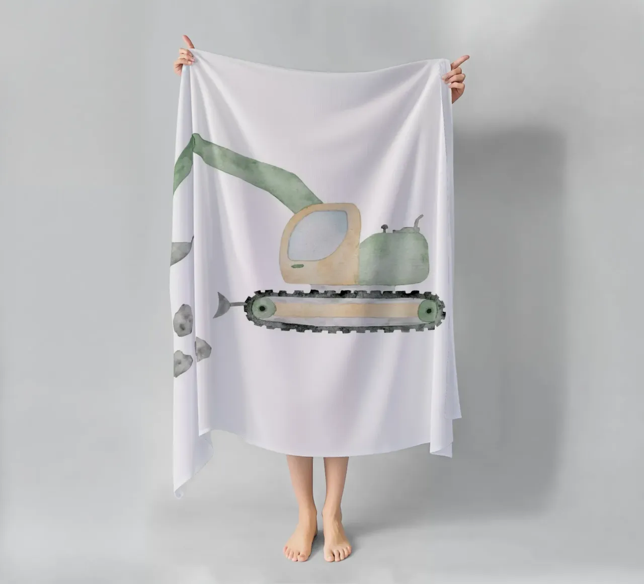 Bagger serviette de plage de herzundpapier