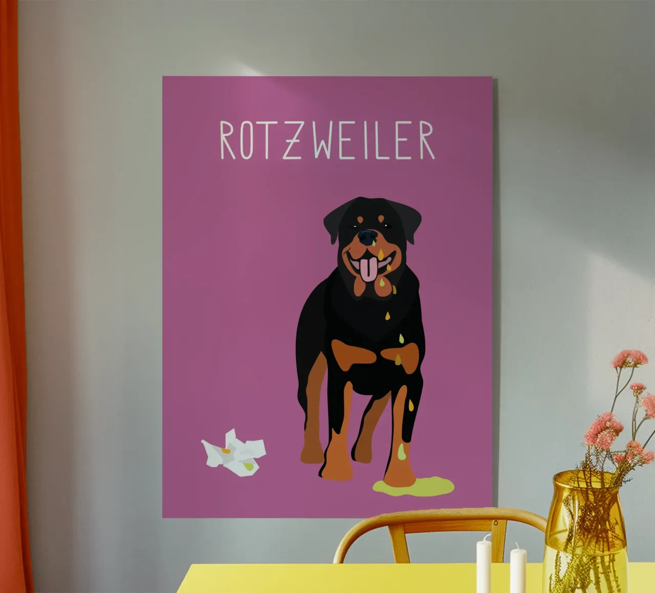 Rotzweiler plexiglass da Constanze Art Direction