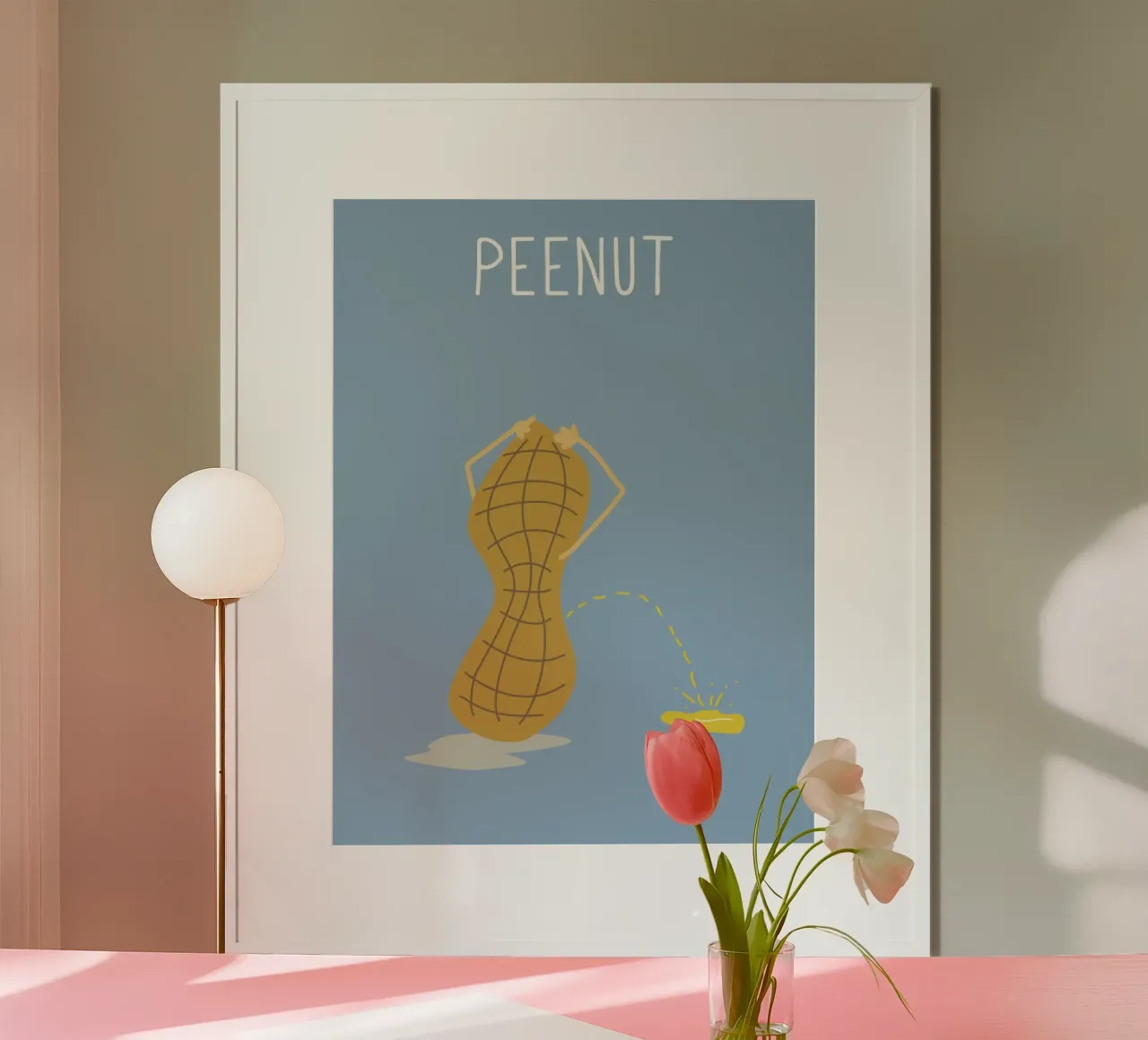 Peenut poster da Constanze Art Direction