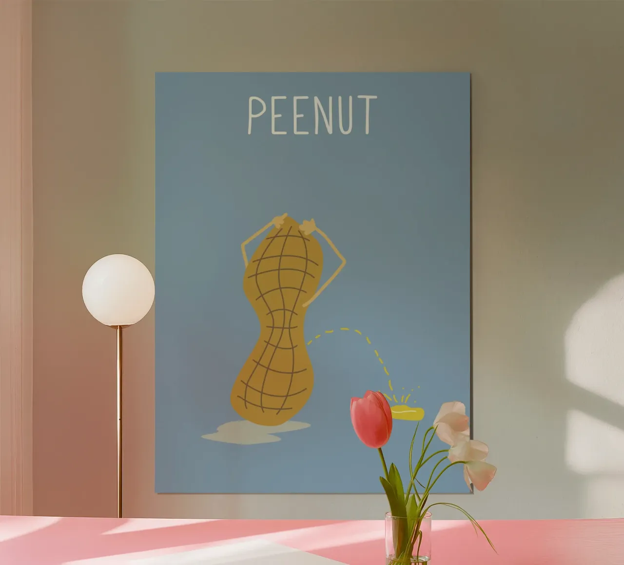 Peenut poster da Constanze Art Direction