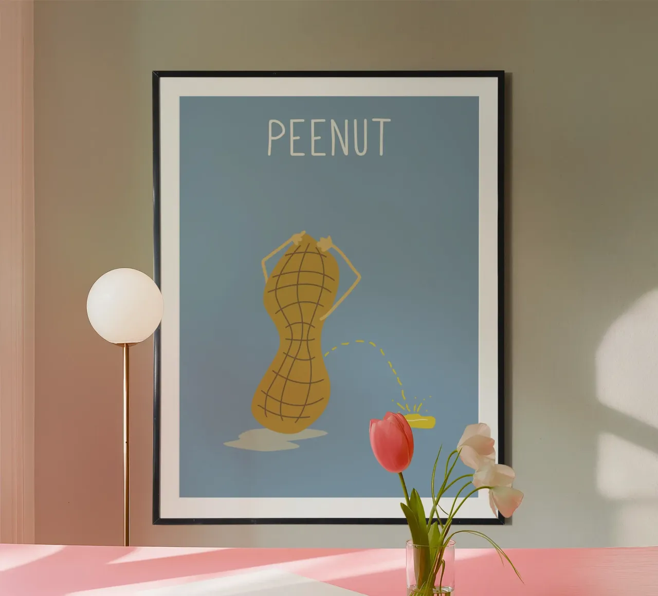 Peenut poster da Constanze Art Direction