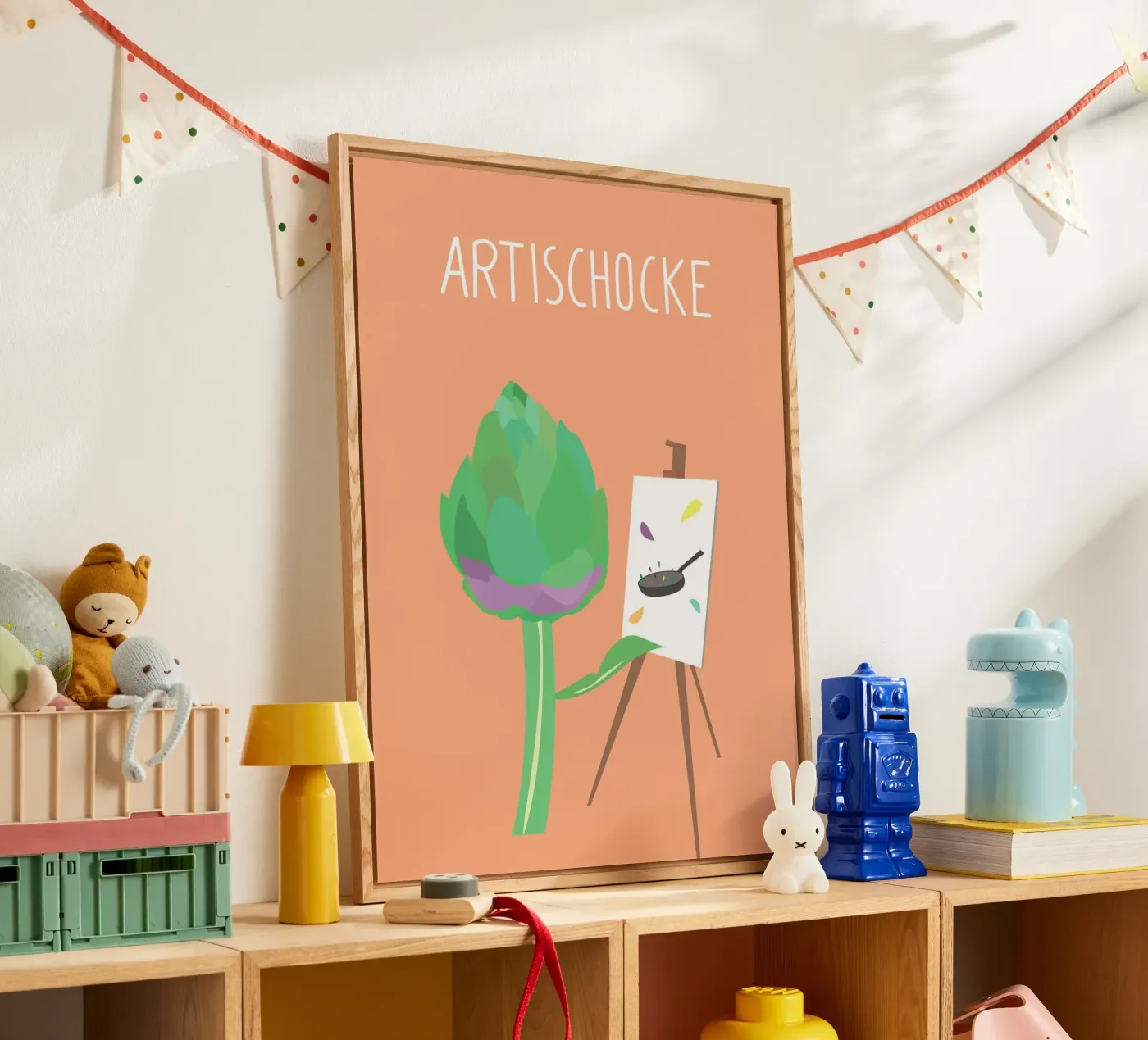 artichaut plexiglas de Constanze Art Direction