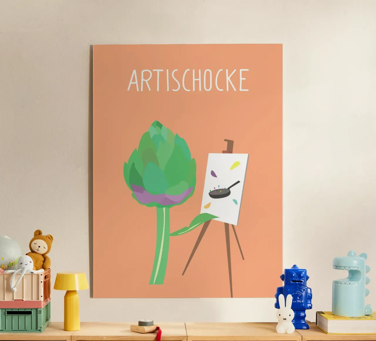 carciofo plexiglass da Constanze Art Direction