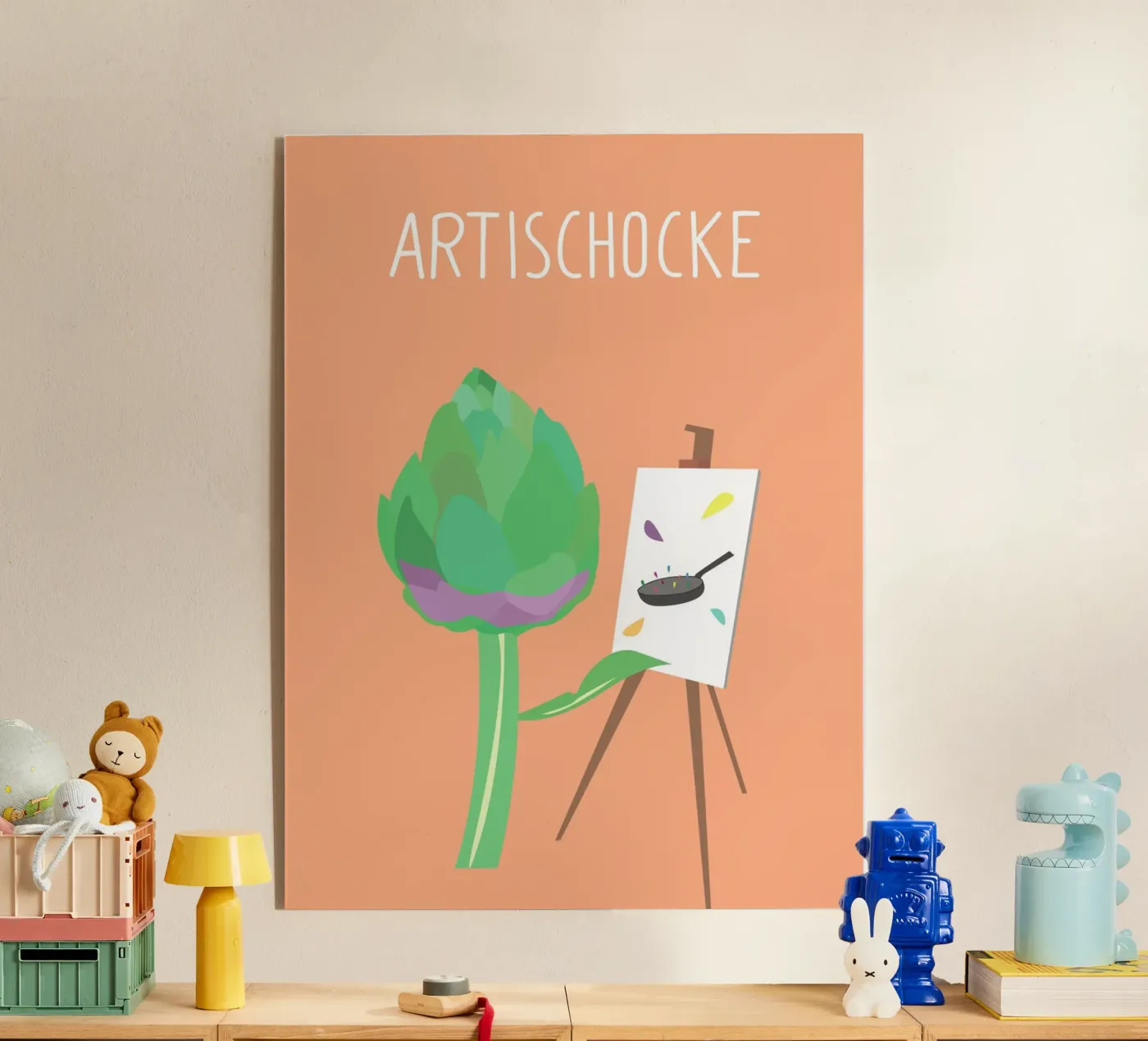 artichaut plexiglas de Constanze Art Direction