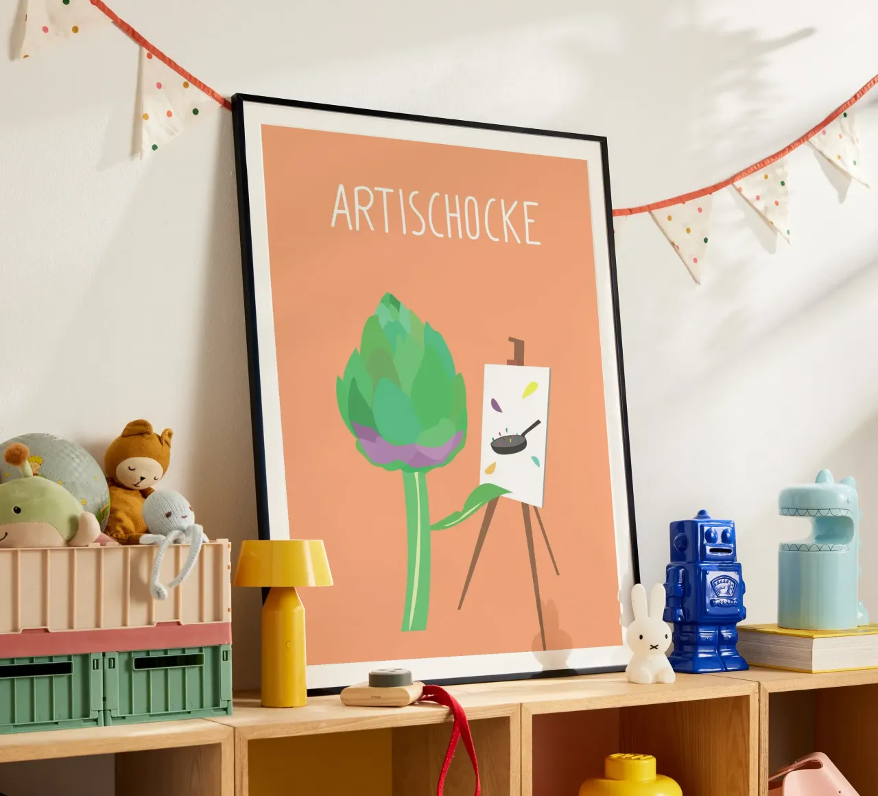 carciofo poster da Constanze Art Direction