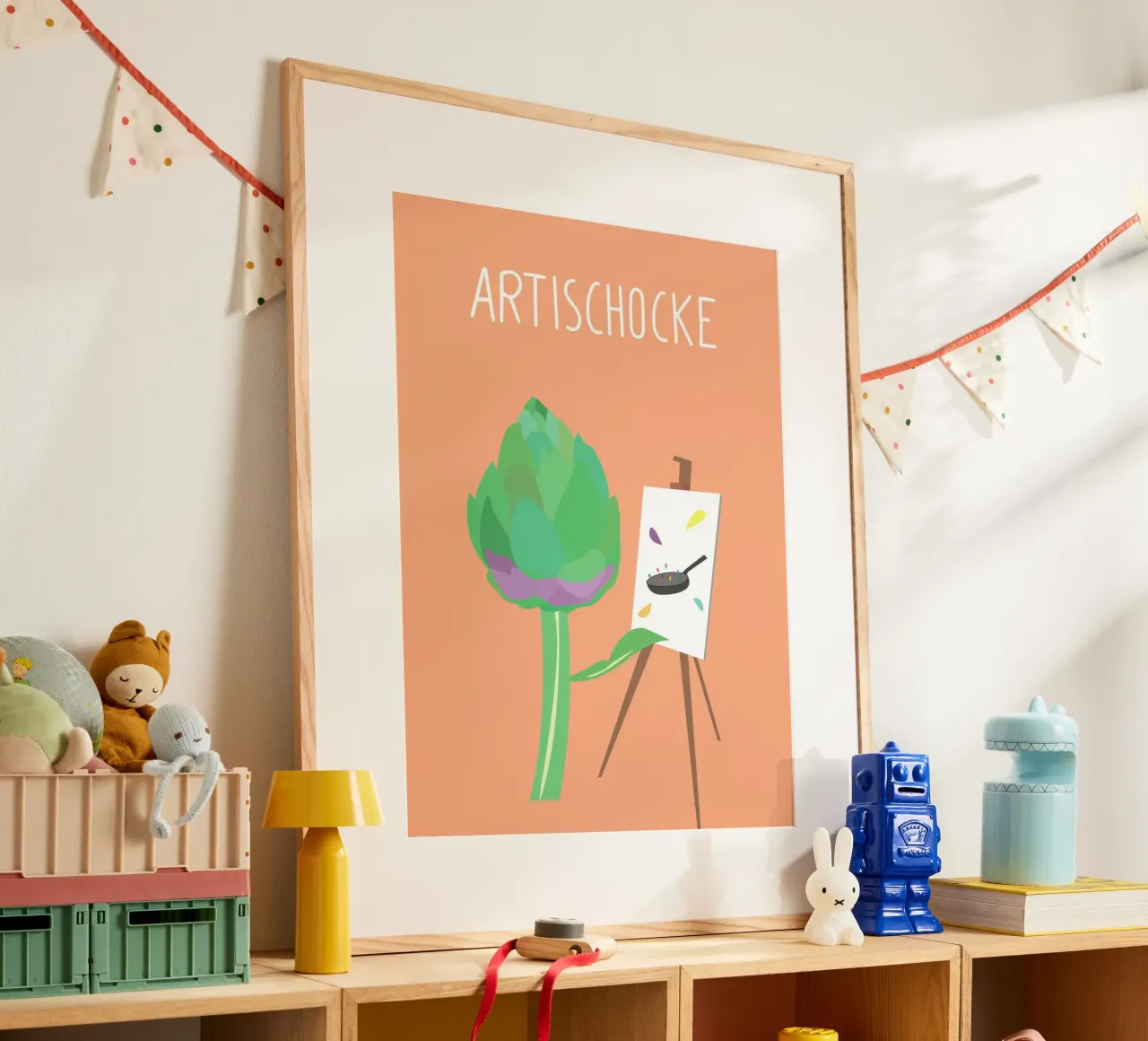 carciofo poster da Constanze Art Direction