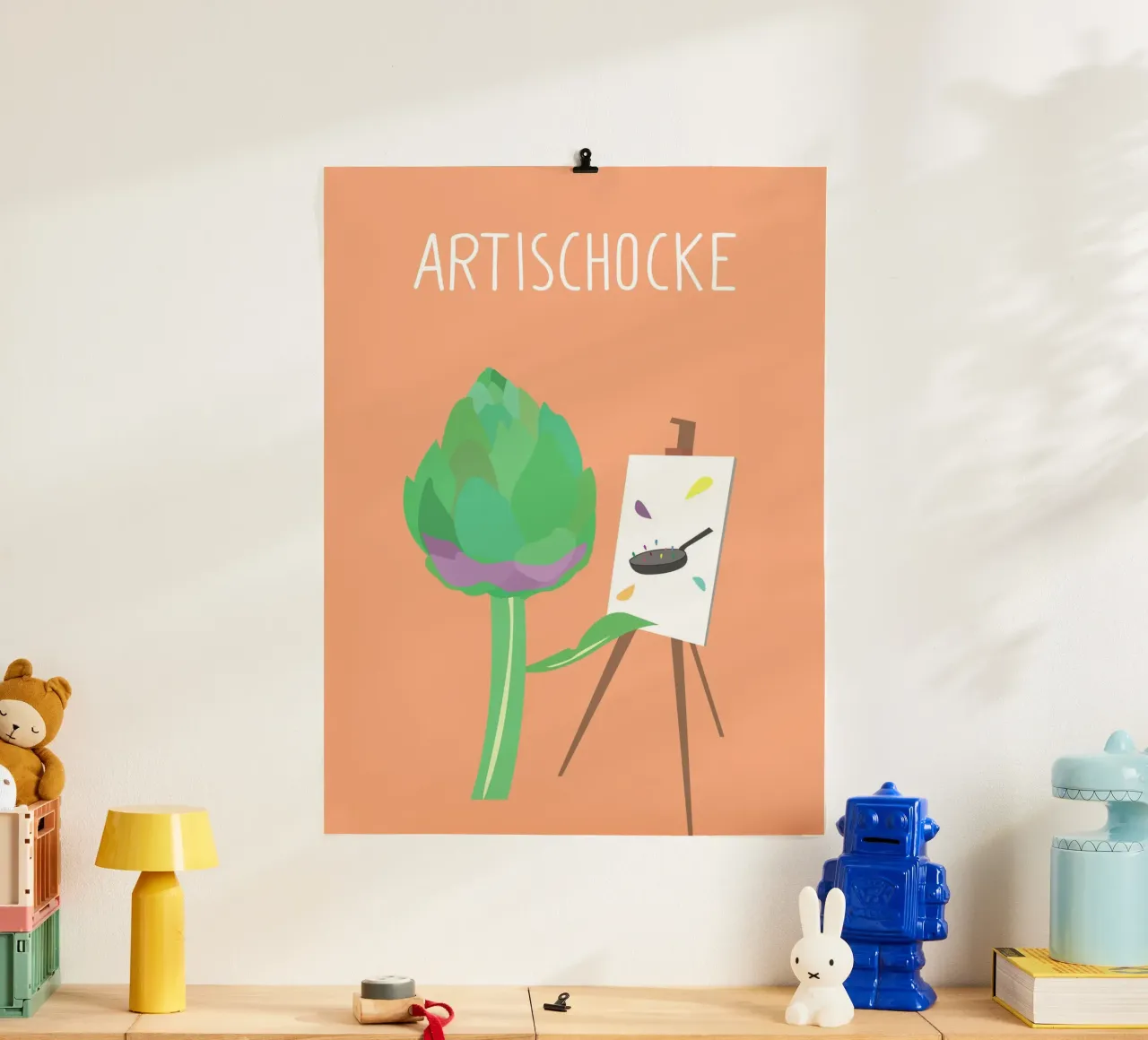 carciofo poster da Constanze Art Direction