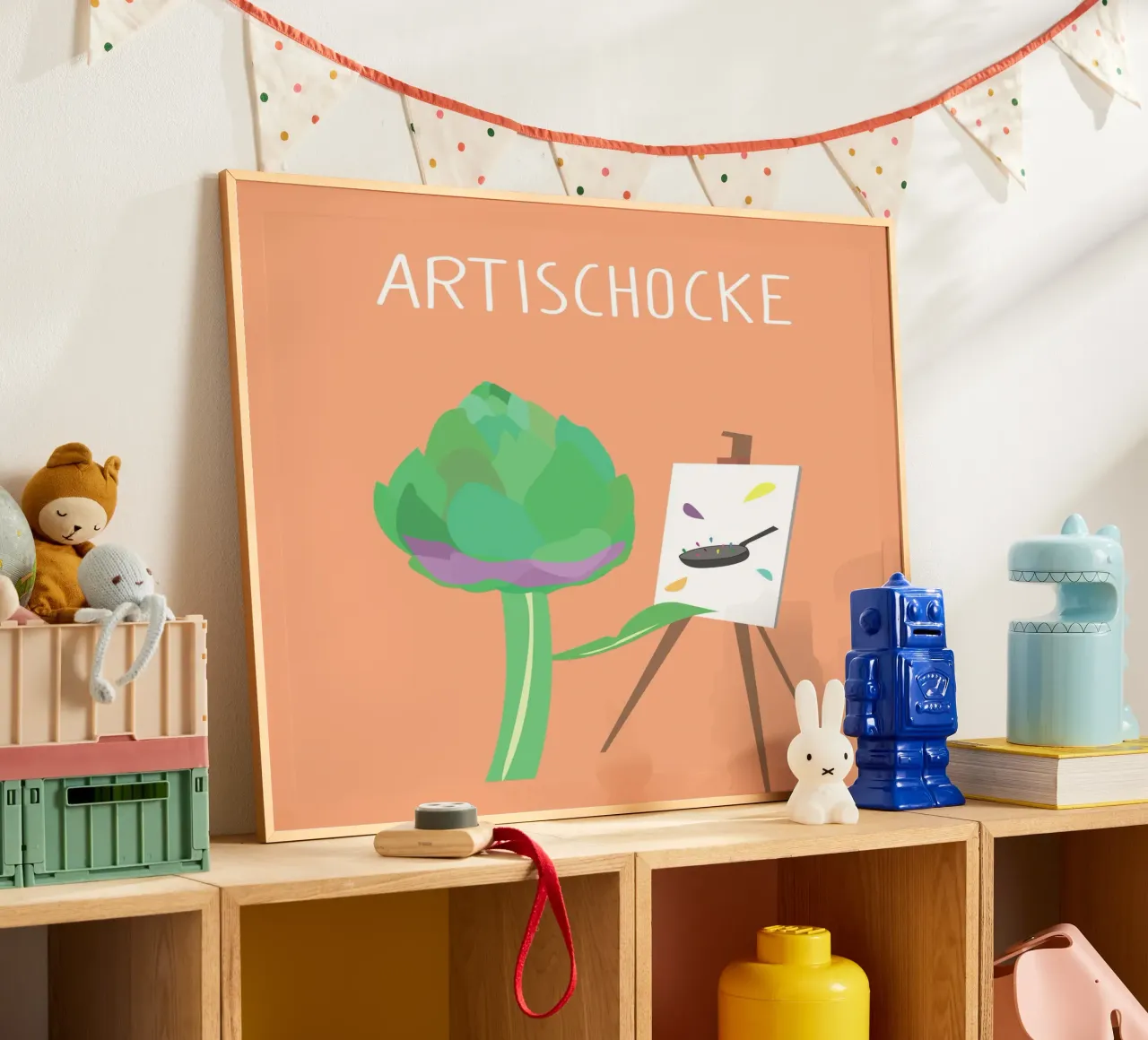 carciofo poster da Constanze Art Direction