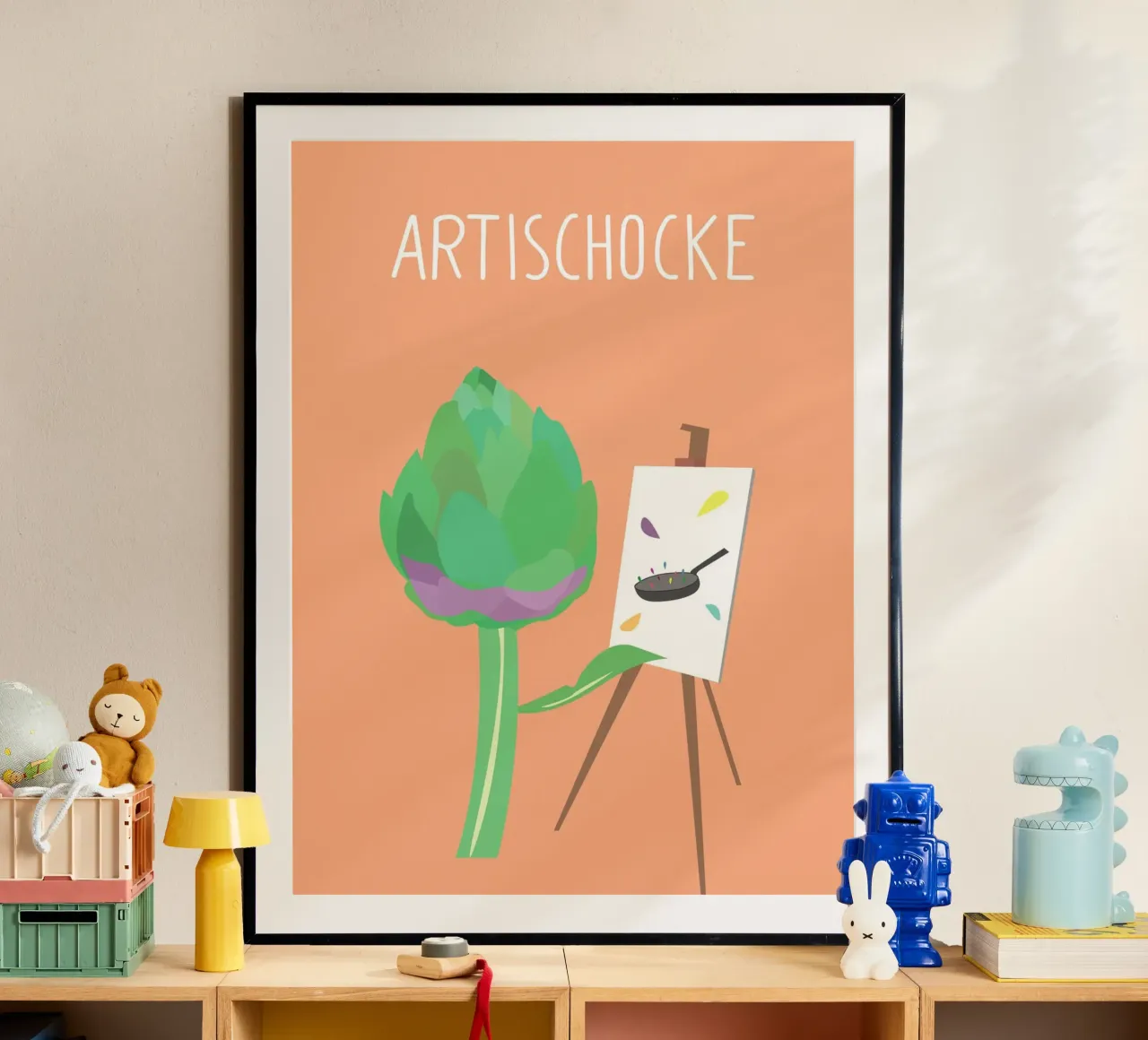 carciofo poster da Constanze Art Direction