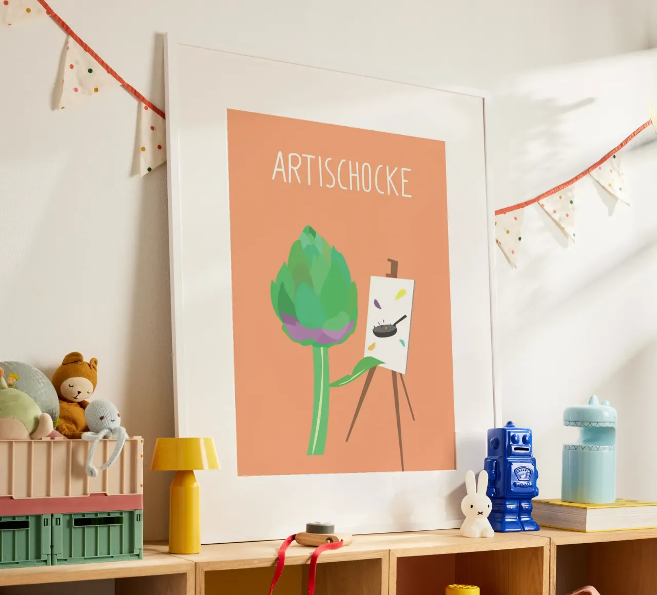 carciofo poster da Constanze Art Direction