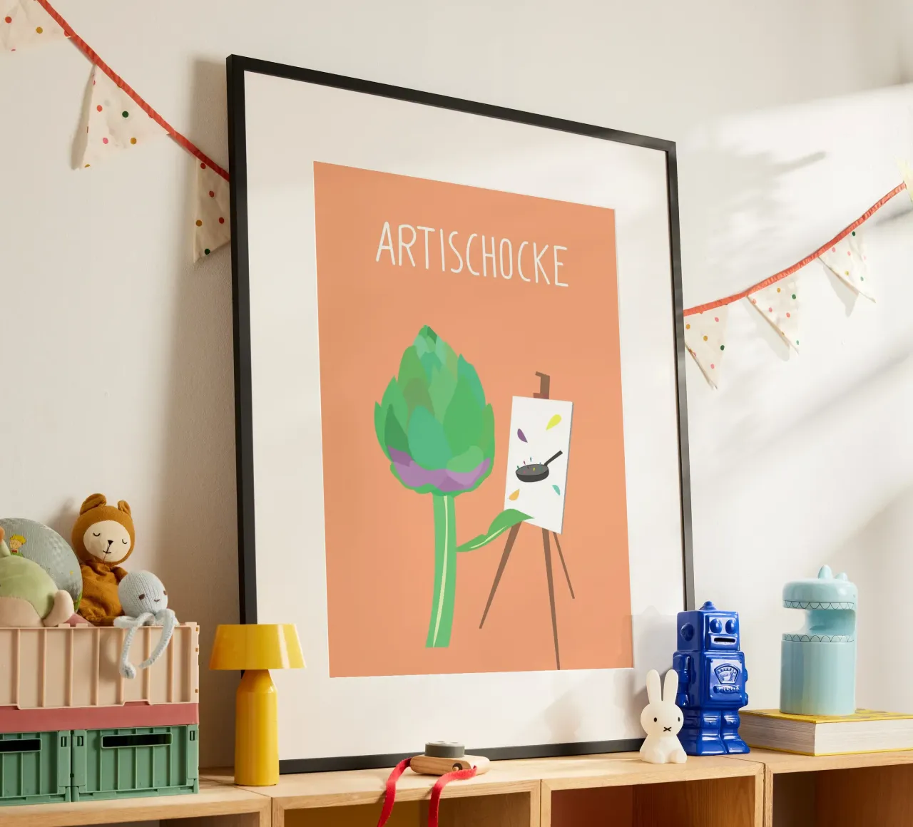 carciofo poster da Constanze Art Direction