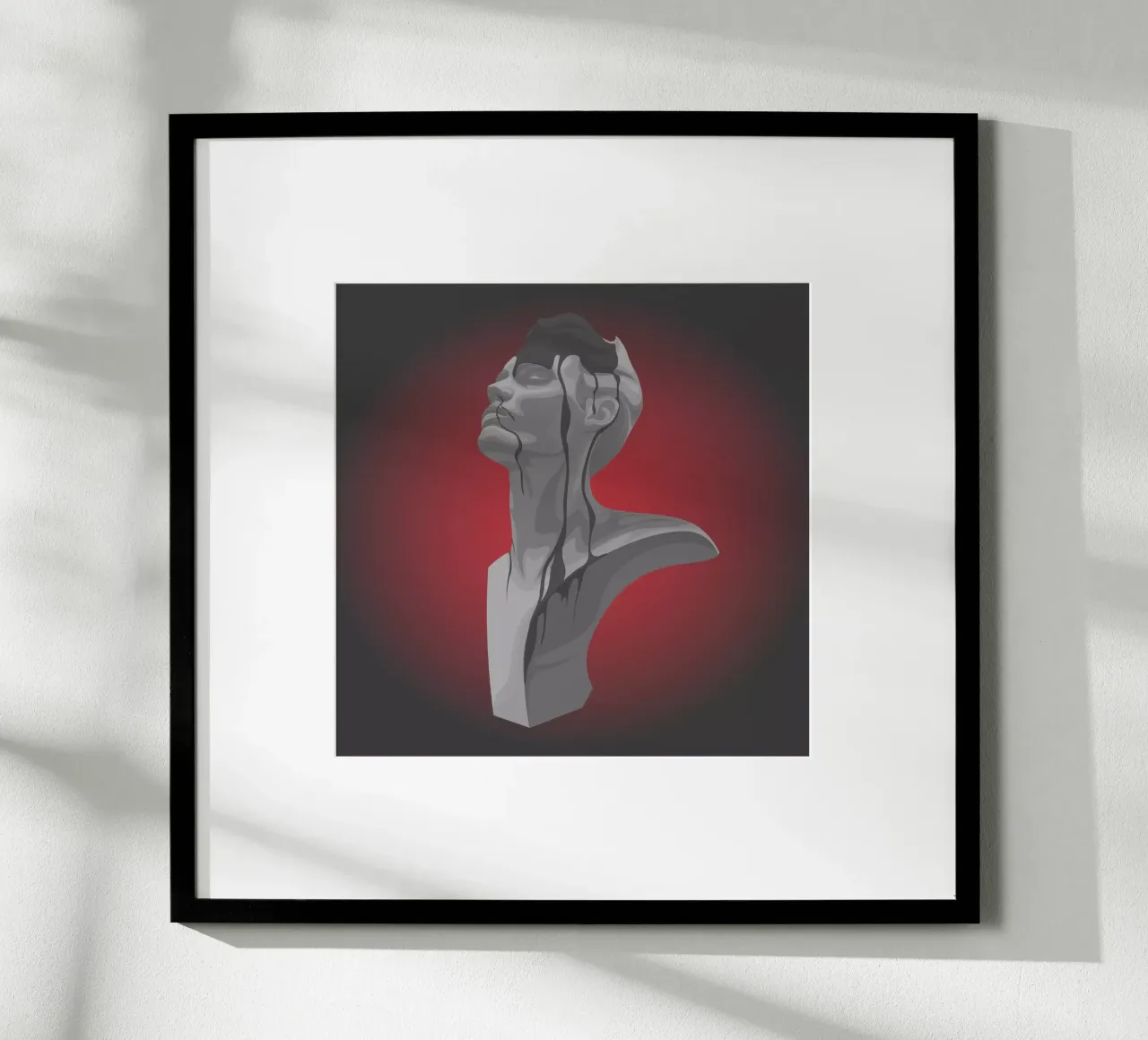 Decay - 2019 poster with plastic frame by curve_tamer