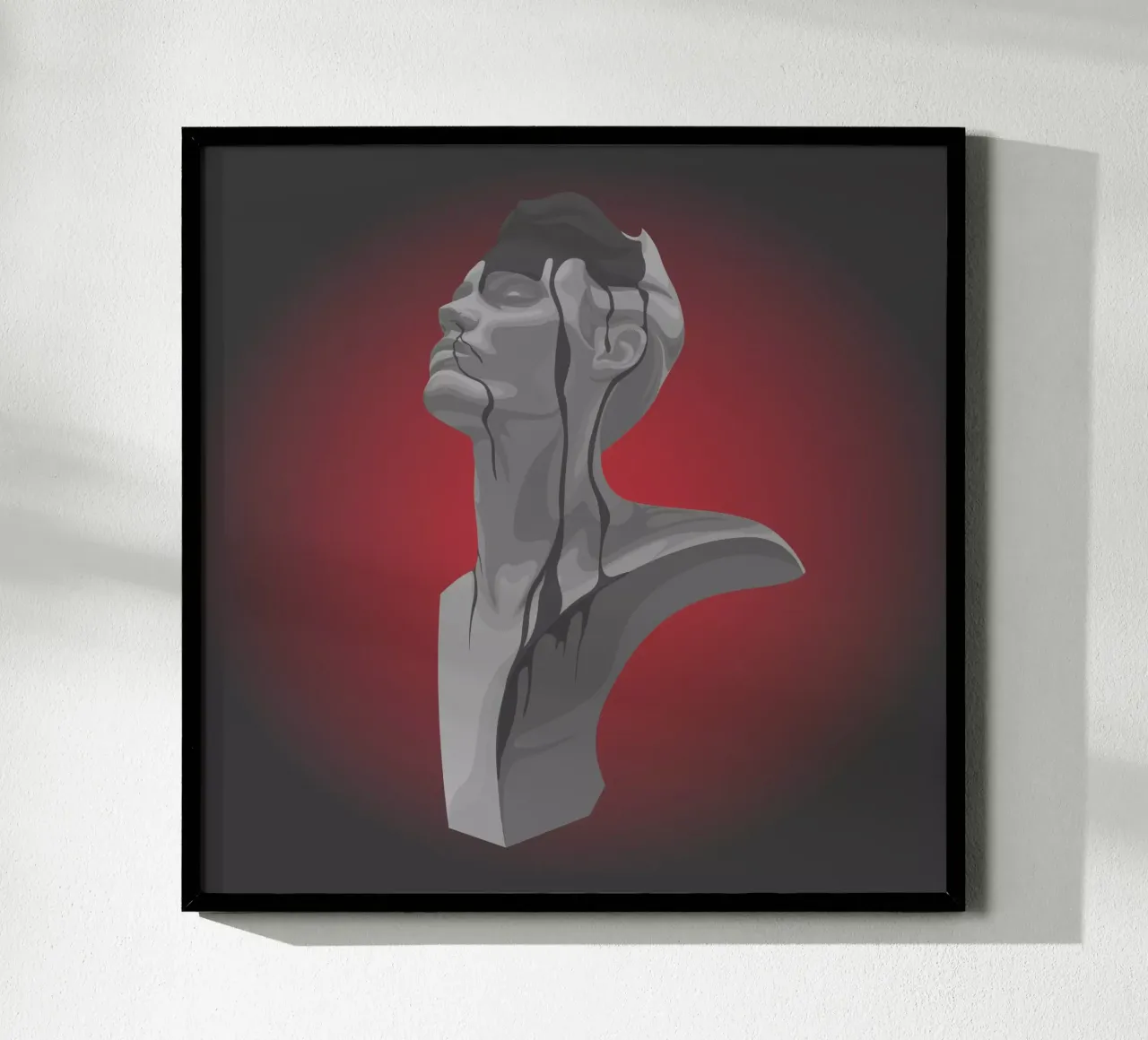 Decay - 2019 poster with plastic frame by curve_tamer